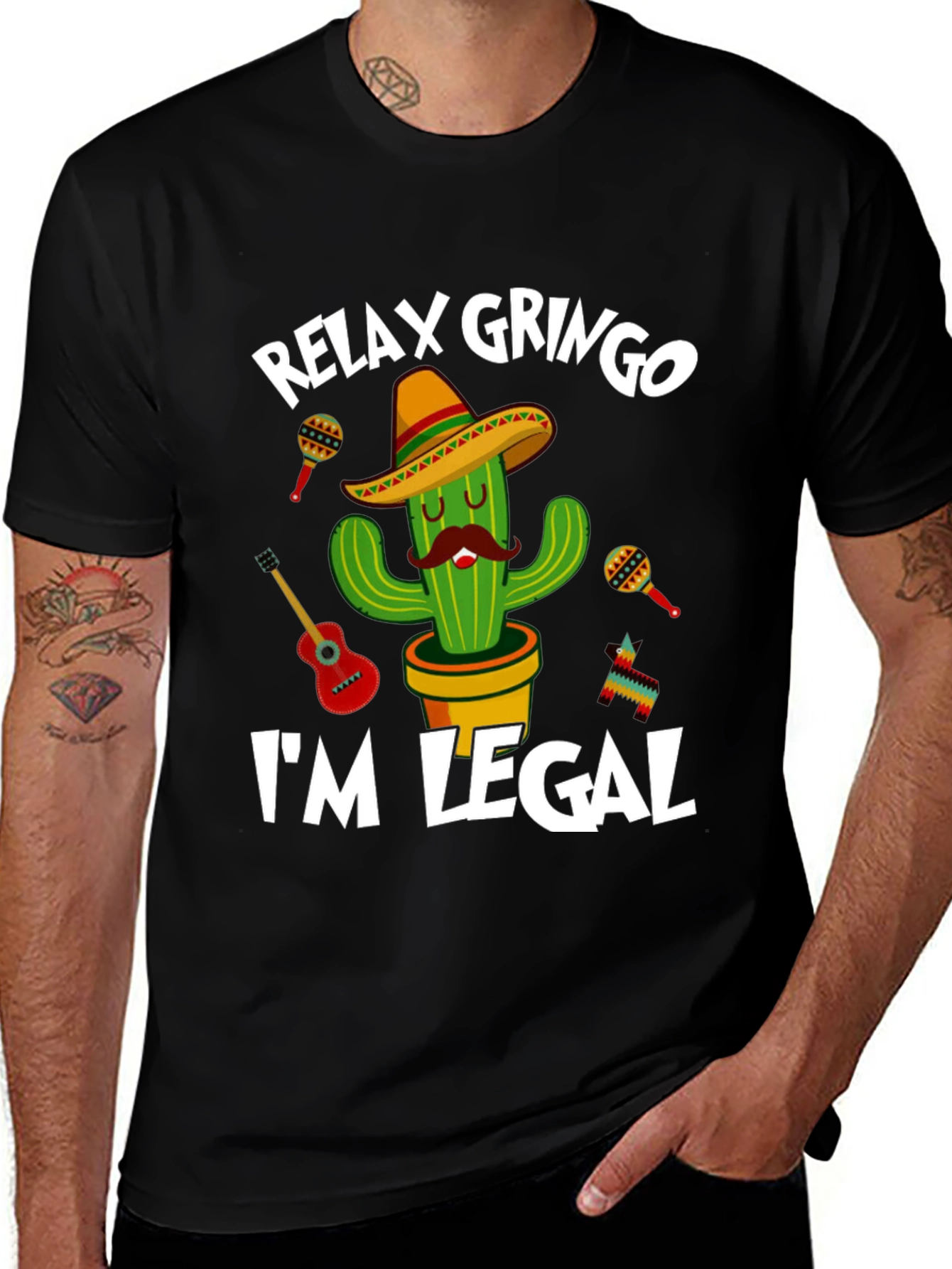 Relax Gringo Im Legal Cactus T-Shirt