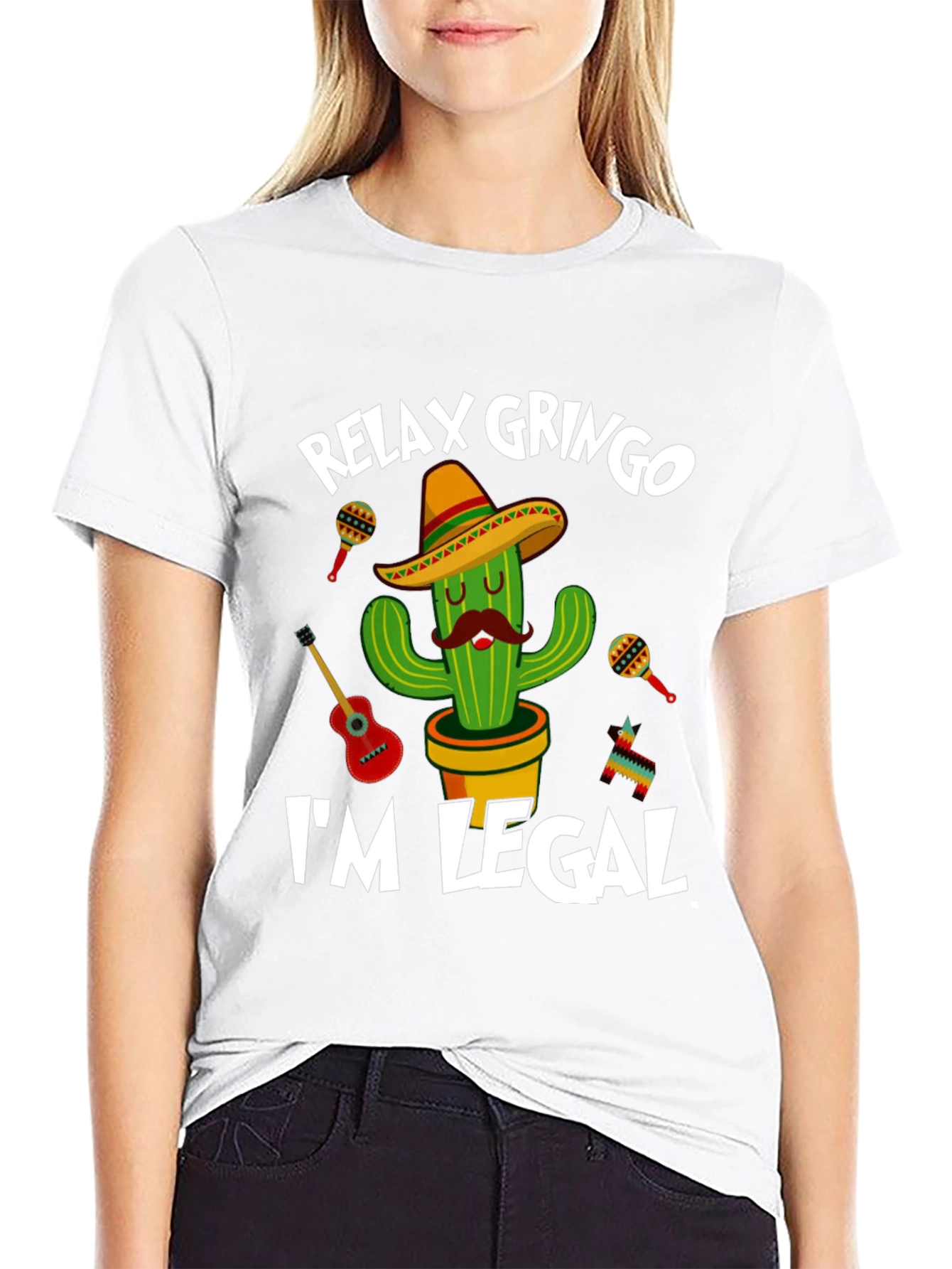 Relax Gringo Im Legal Cactus T-Shirt