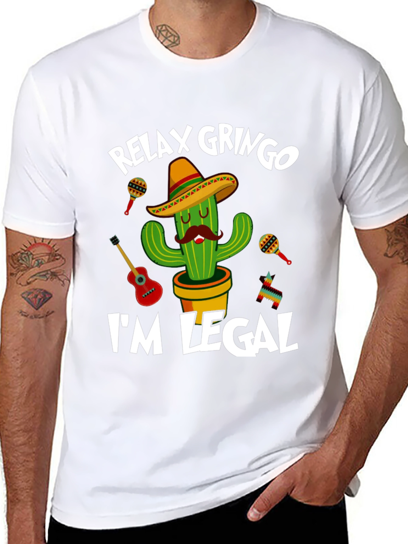 Relax Gringo Im Legal Cactus T-Shirt