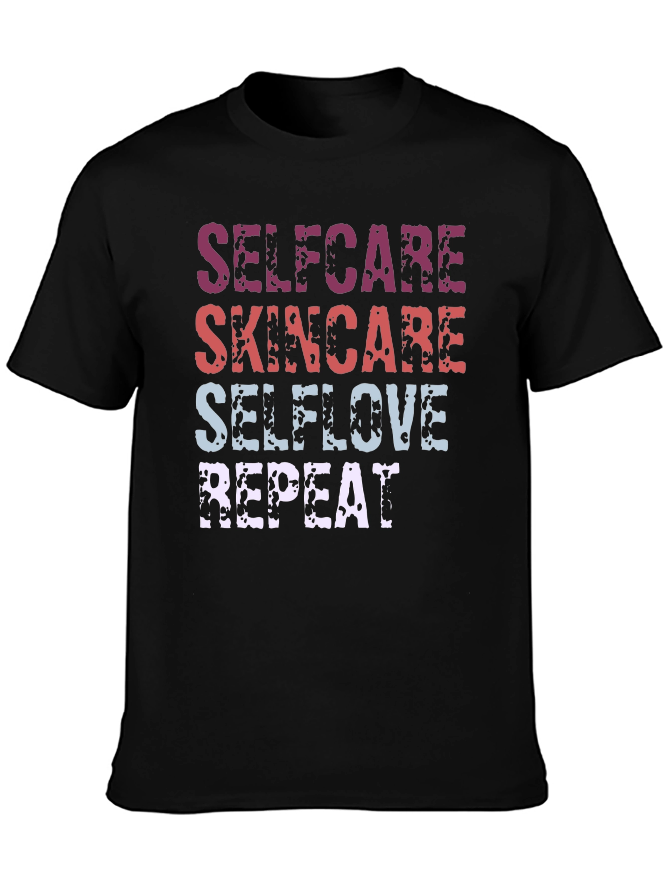 Selfcare Skin Love Repeat T-Shirt - Trendy Graphic Tee