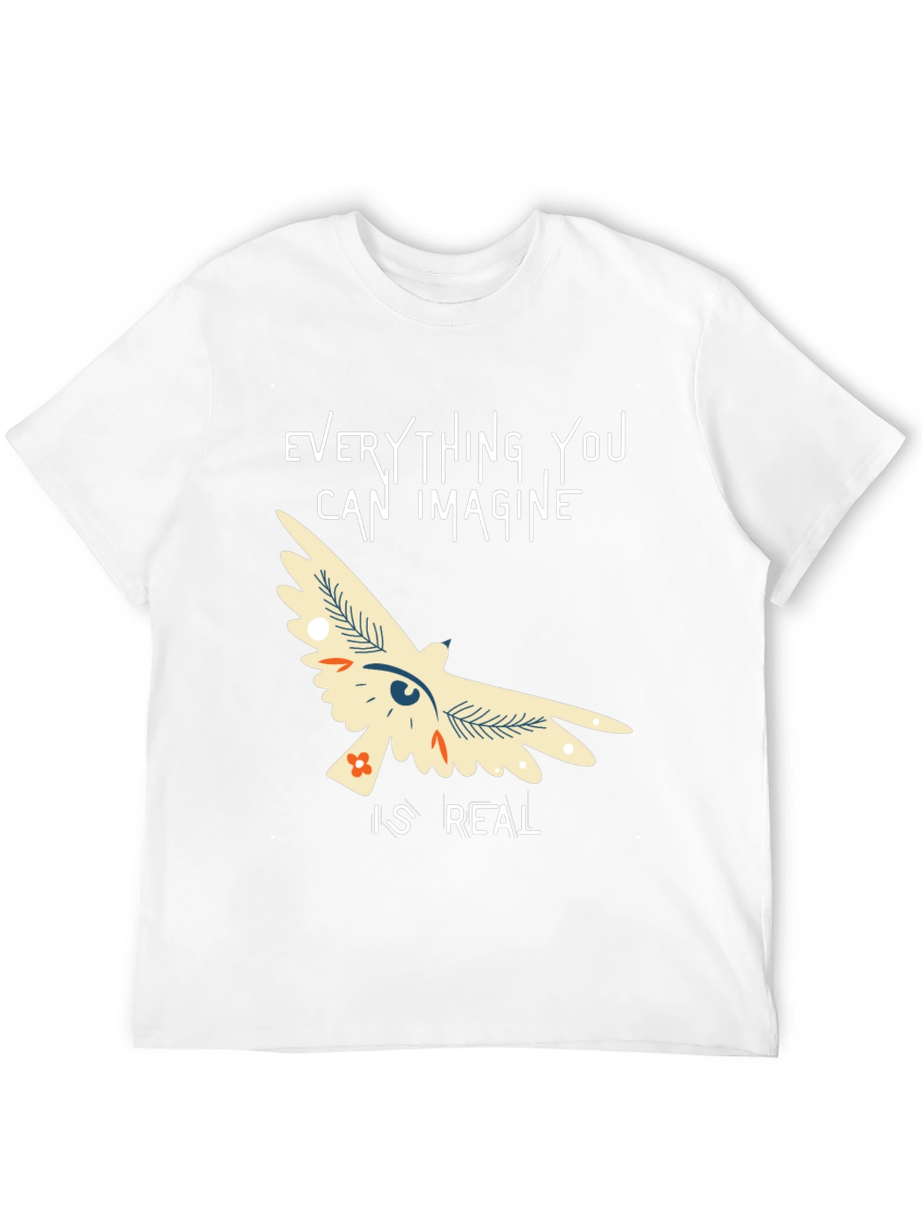 Imagine is Real T-Shirt - Black