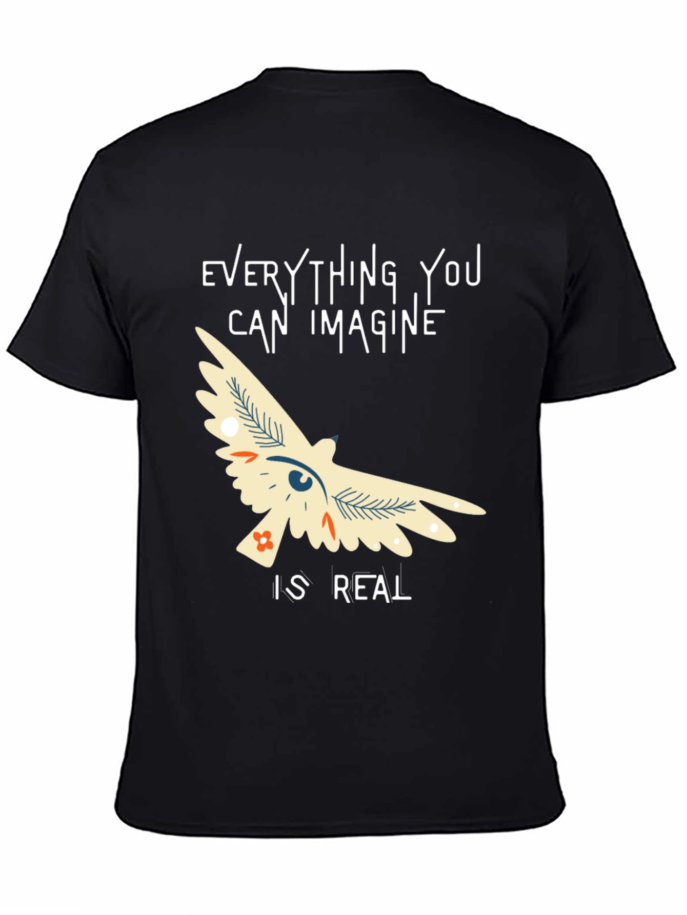 Imagine is Real T-Shirt - Black