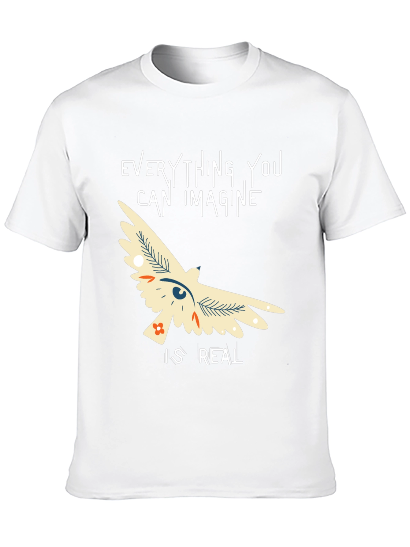 Imagine is Real T-Shirt - Black