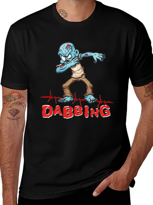 Zombie Dabbing Graphic Tee - Halloween Party Shirt