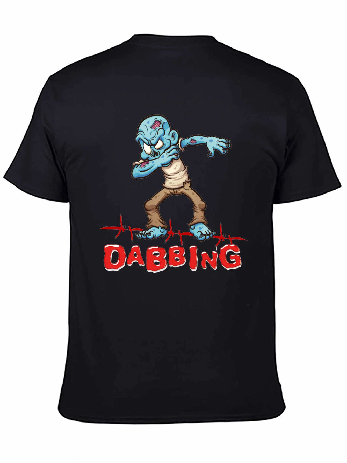 Zombie Dabbing Graphic Tee - Halloween Party Shirt