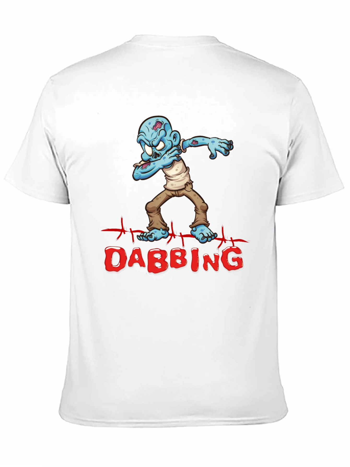 Zombie Dabbing Graphic Tee - Halloween Party Shirt