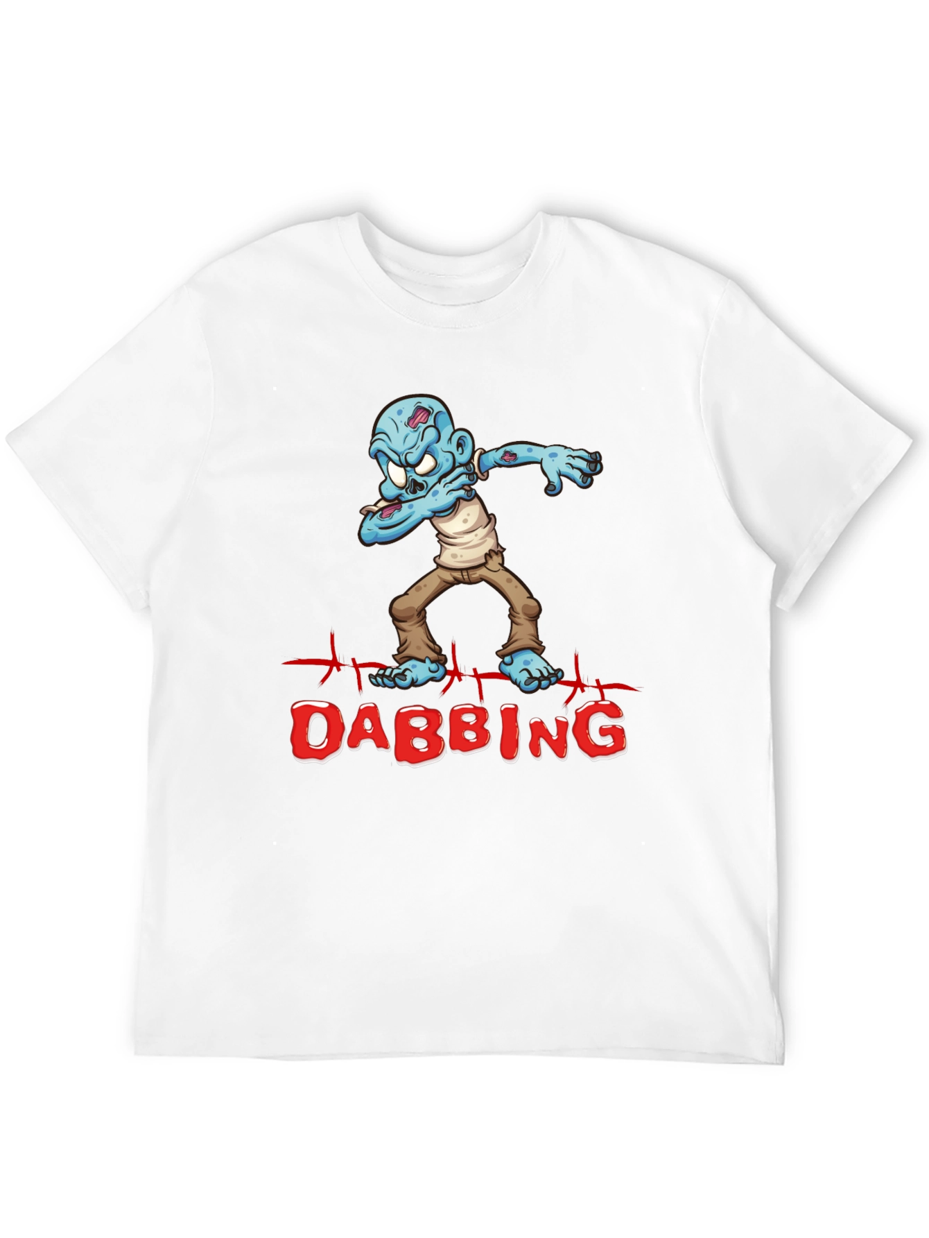 Zombie Dabbing Graphic Tee - Halloween Party Shirt