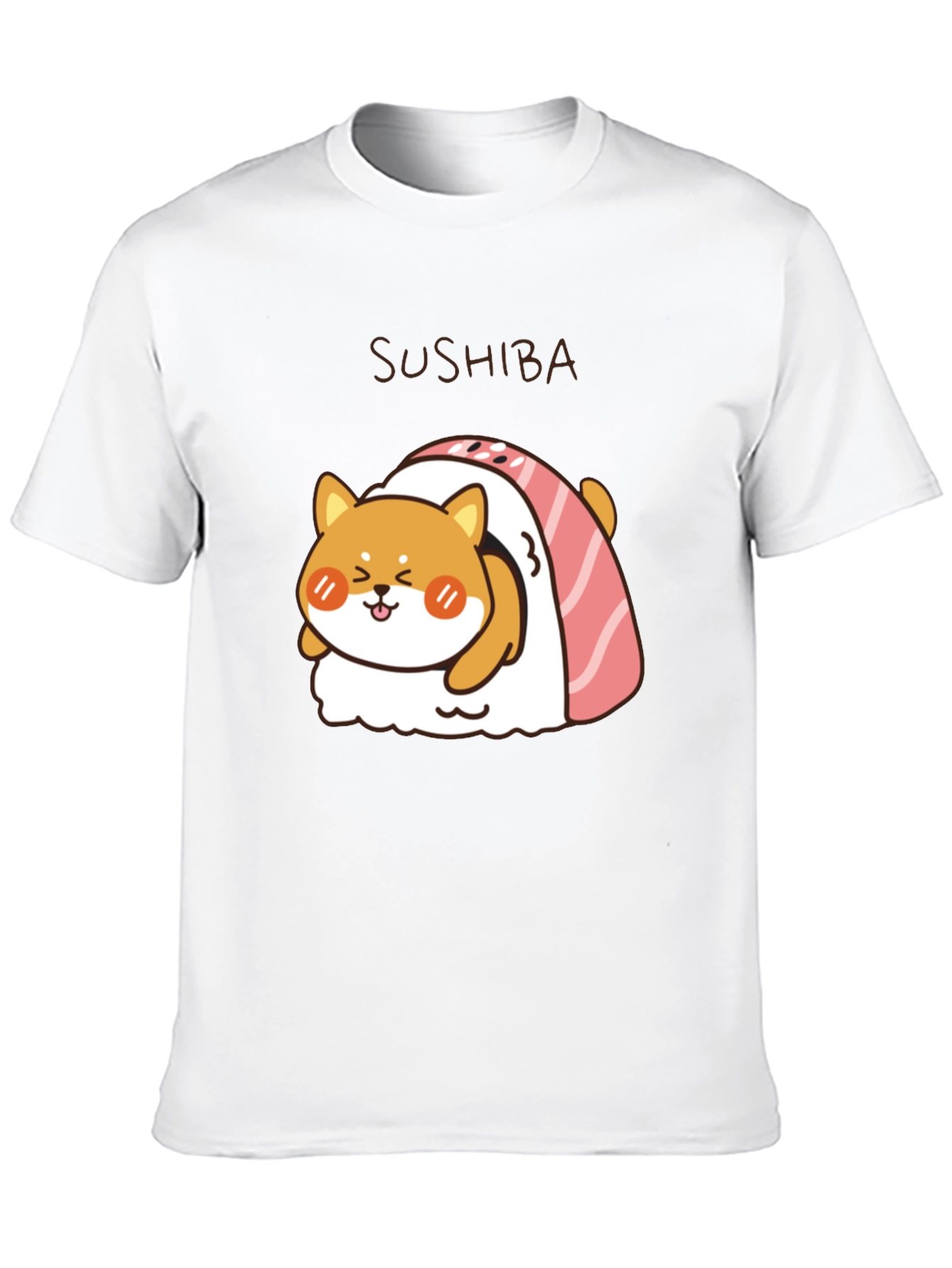 Sushi Shiba T-Shirt - Cute Dog Design!