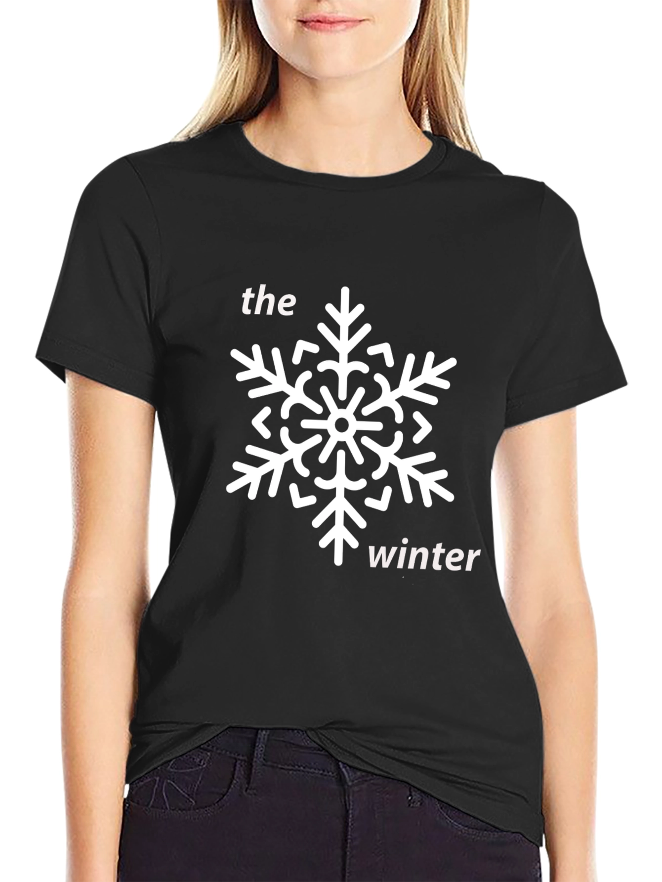 Winter Snowflake Graphic T-Shirt