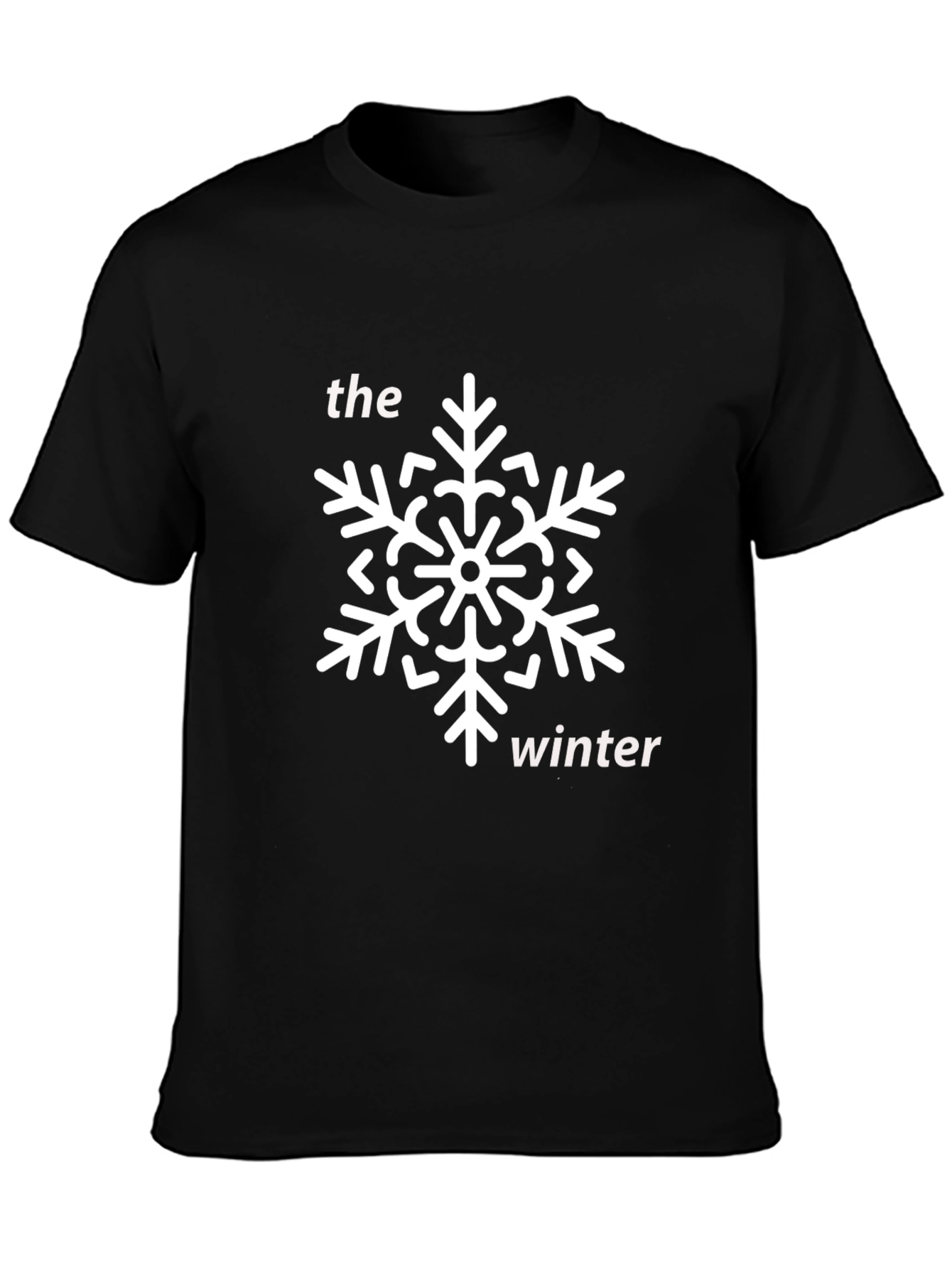 Winter Snowflake Graphic T-Shirt