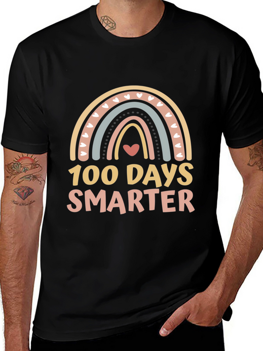 100 Days Smarter Rainbow T-Shirt