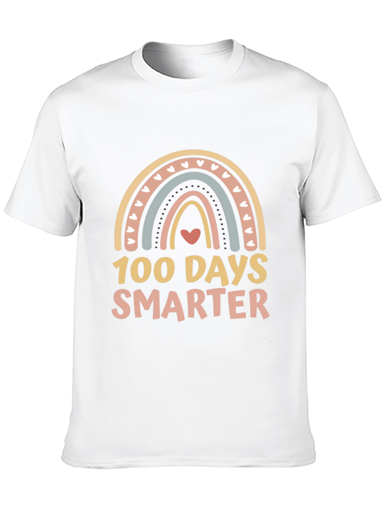 100 Days Smarter Rainbow T-Shirt
