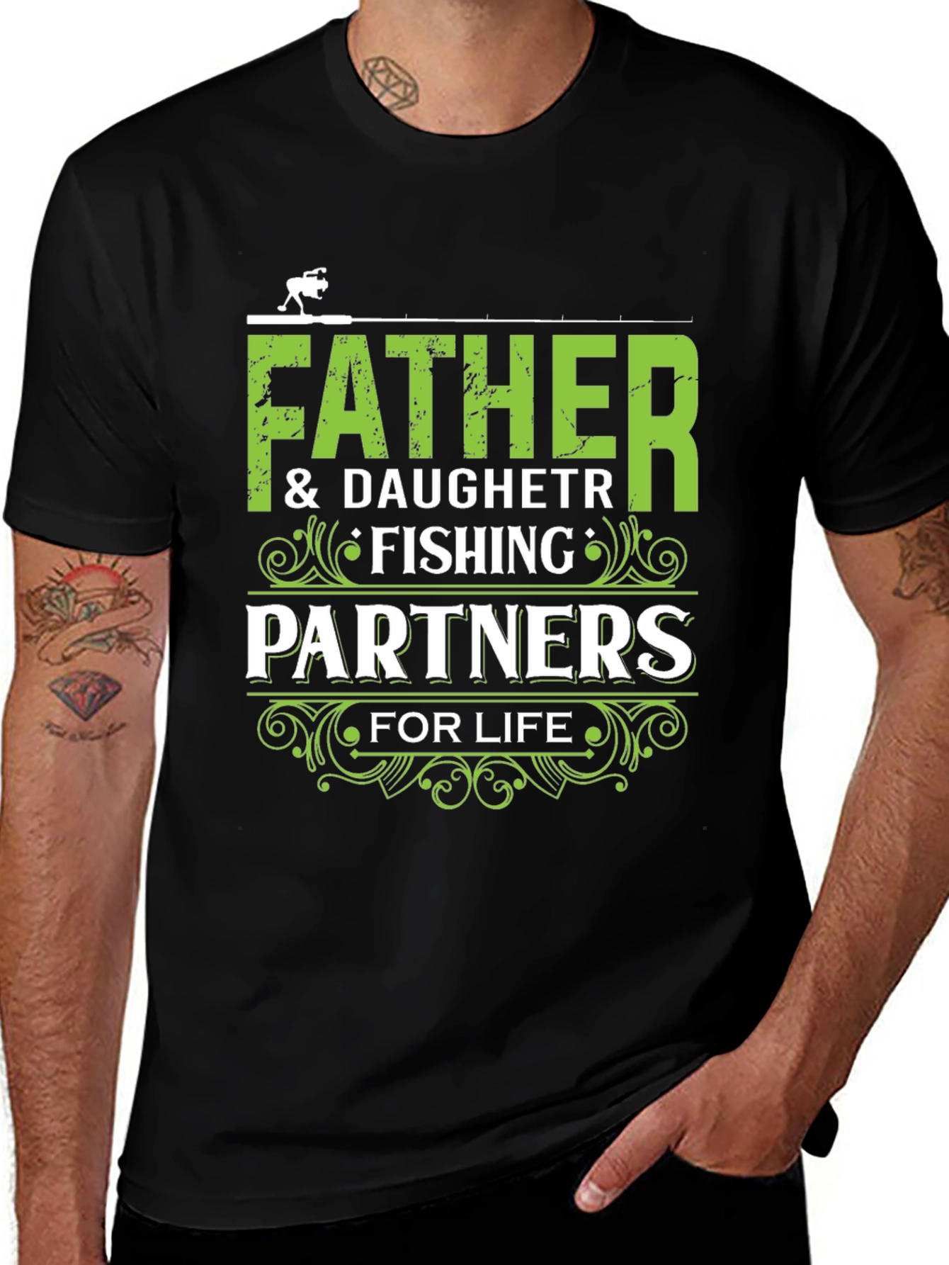 Father & Daughter Fishing Partners T-Shirt