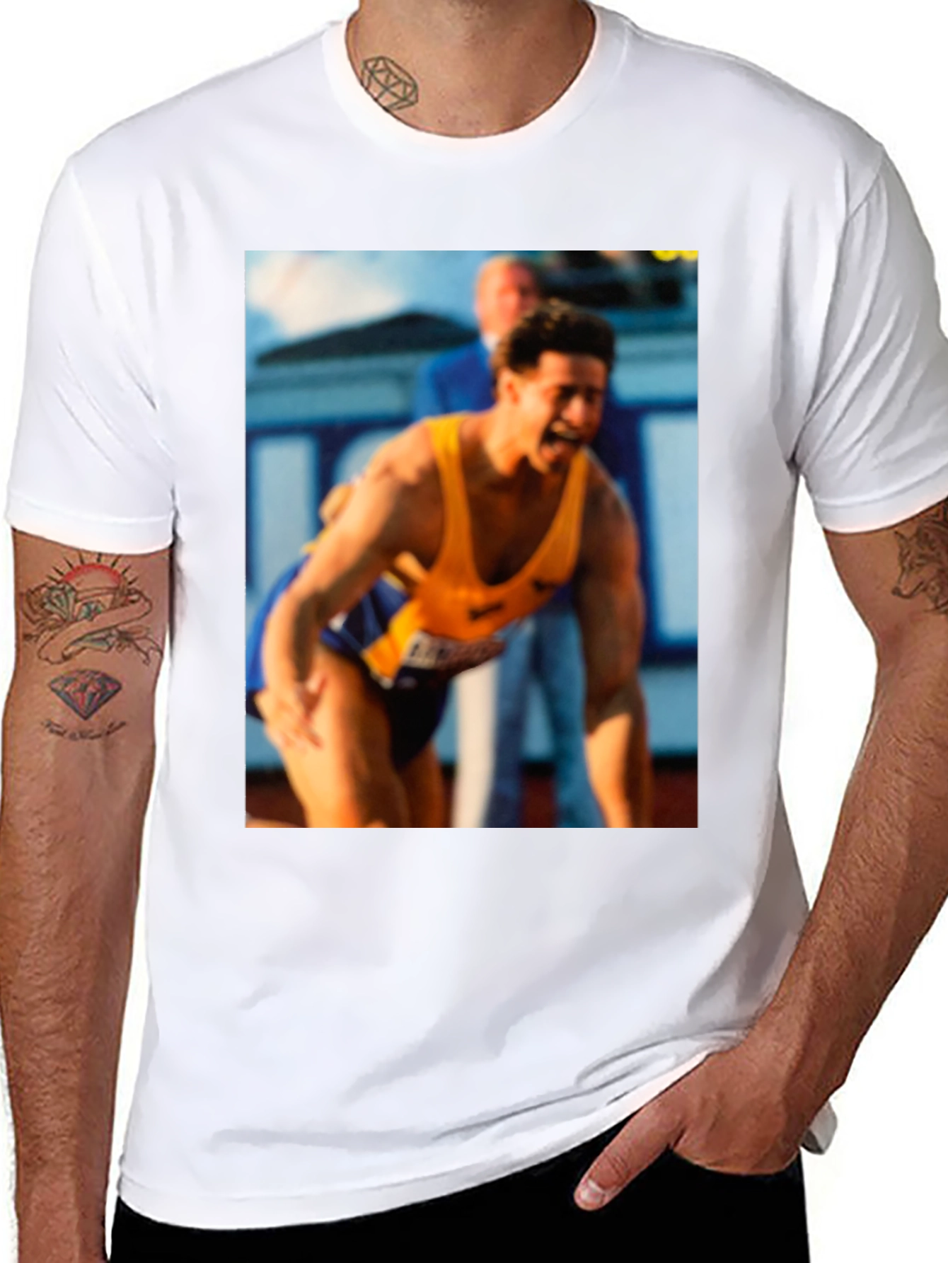 Athlete Graphic Tee - Black Unisex T-Shirt