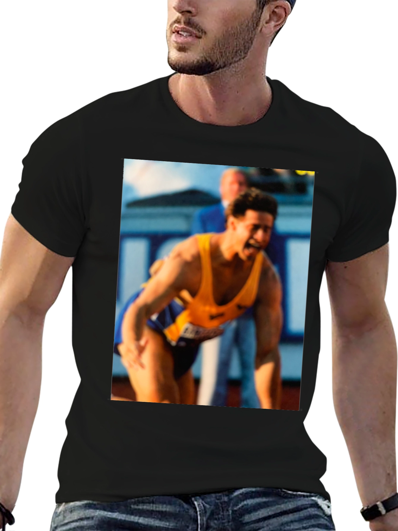 Athlete Graphic Tee - Black Unisex T-Shirt