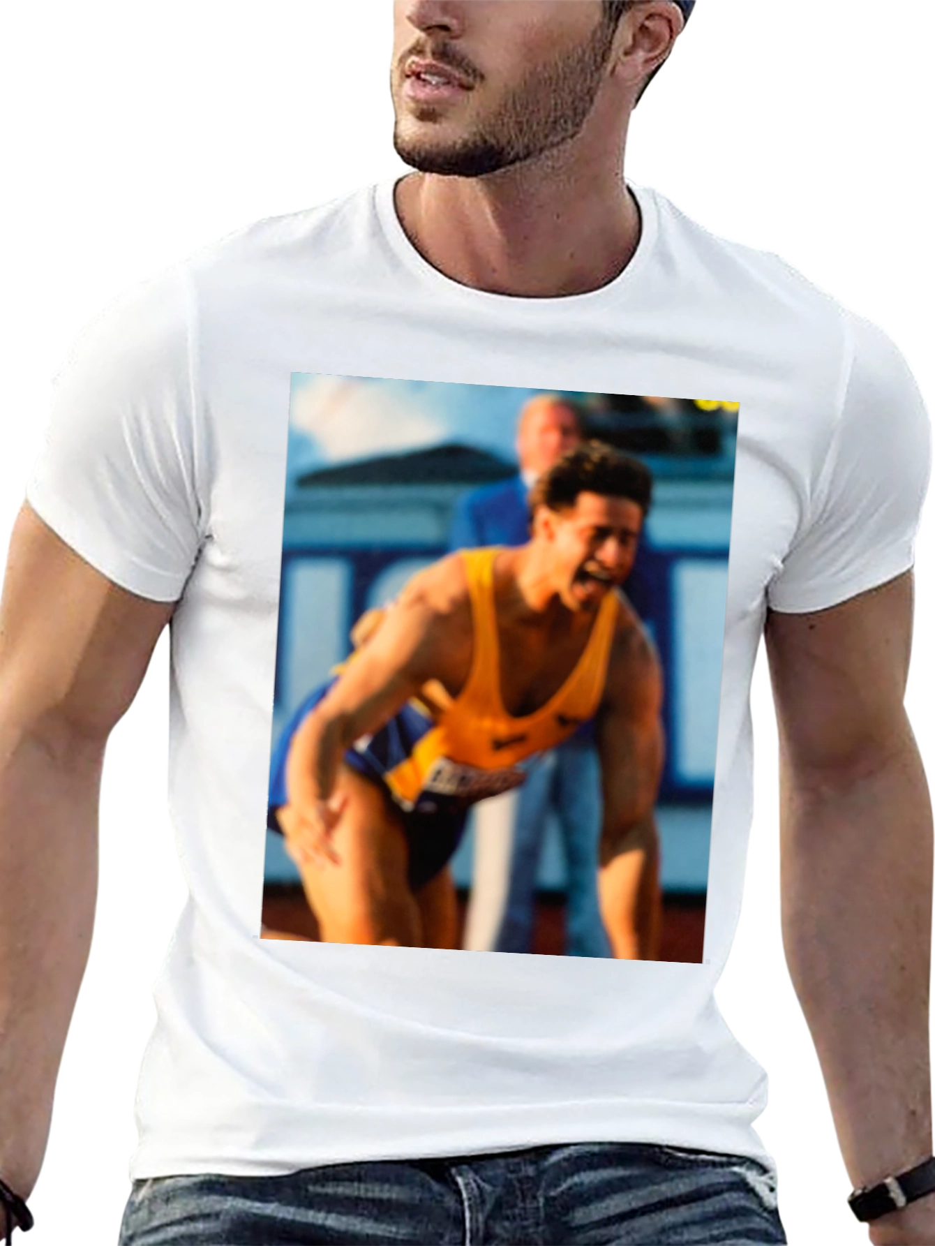 Athlete Graphic Tee - Black Unisex T-Shirt
