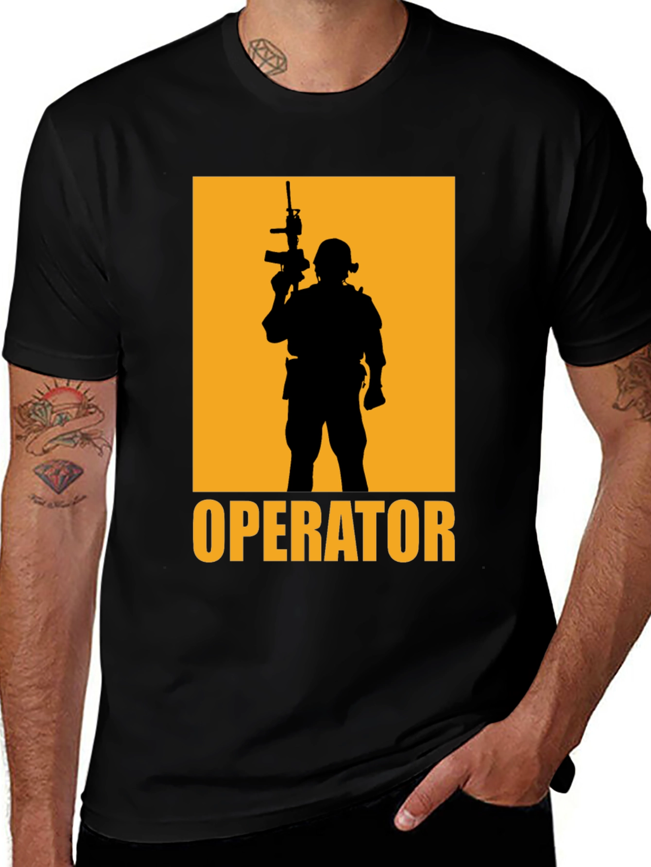 Operator Graphic T-Shirt - Military Design