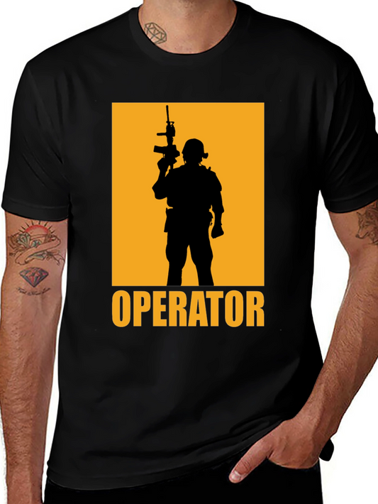 Operator Graphic T-Shirt - Military Design