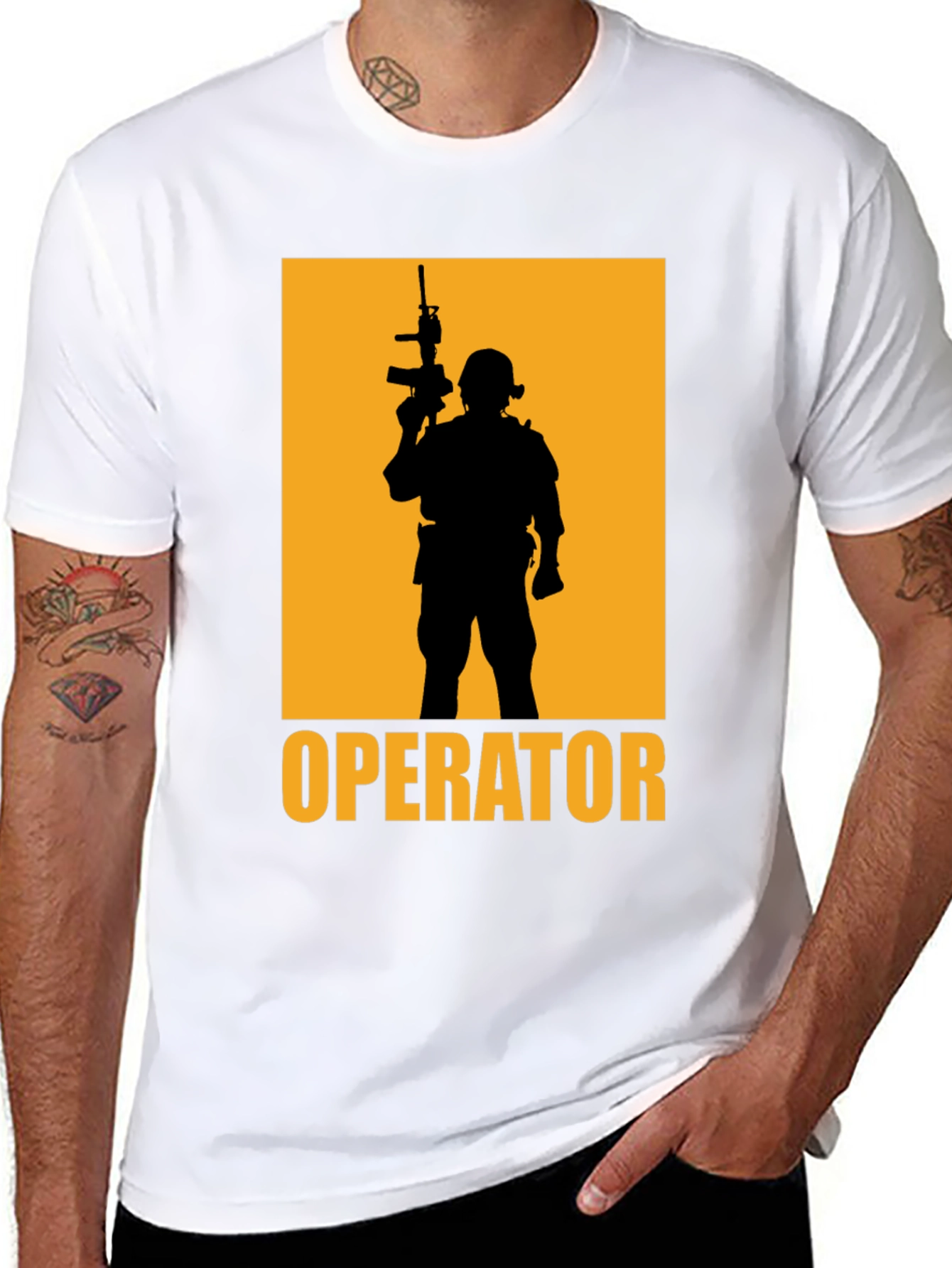 Operator Graphic T-Shirt - Military Design