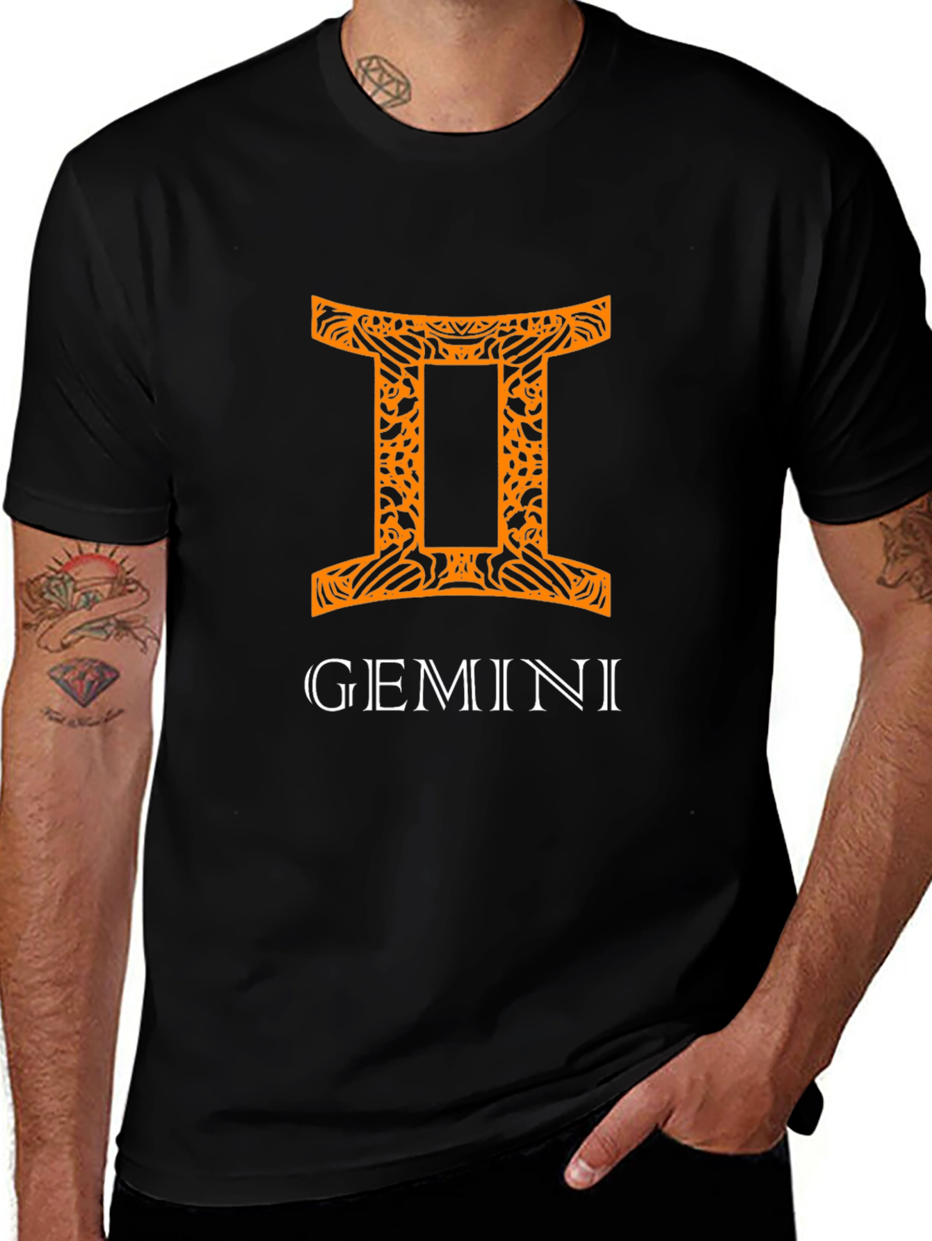 Gemini Zodiac Graphic Tee - Stylish Astrology Shirt