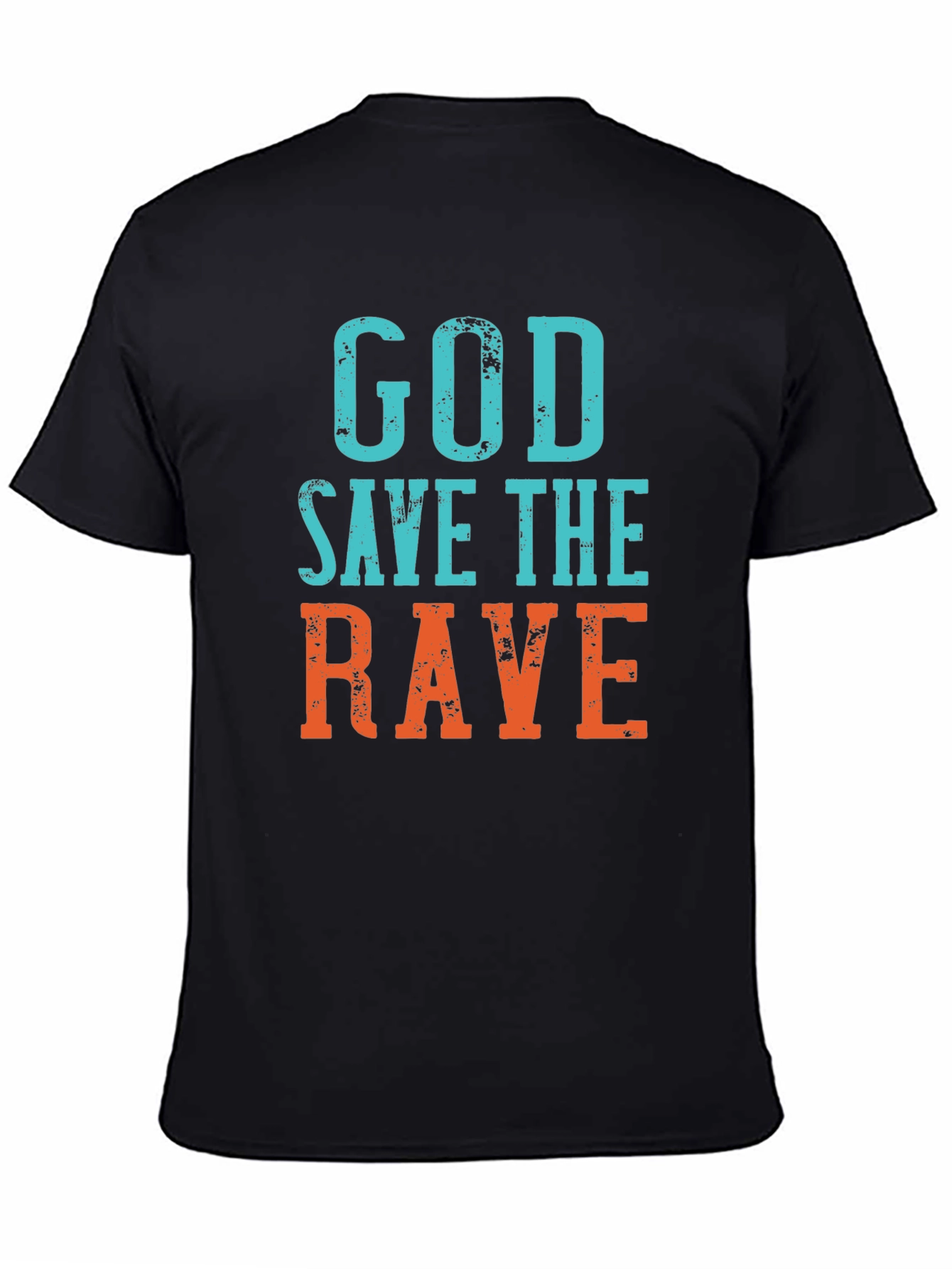 God Save The Rave Graphic Tee - Black