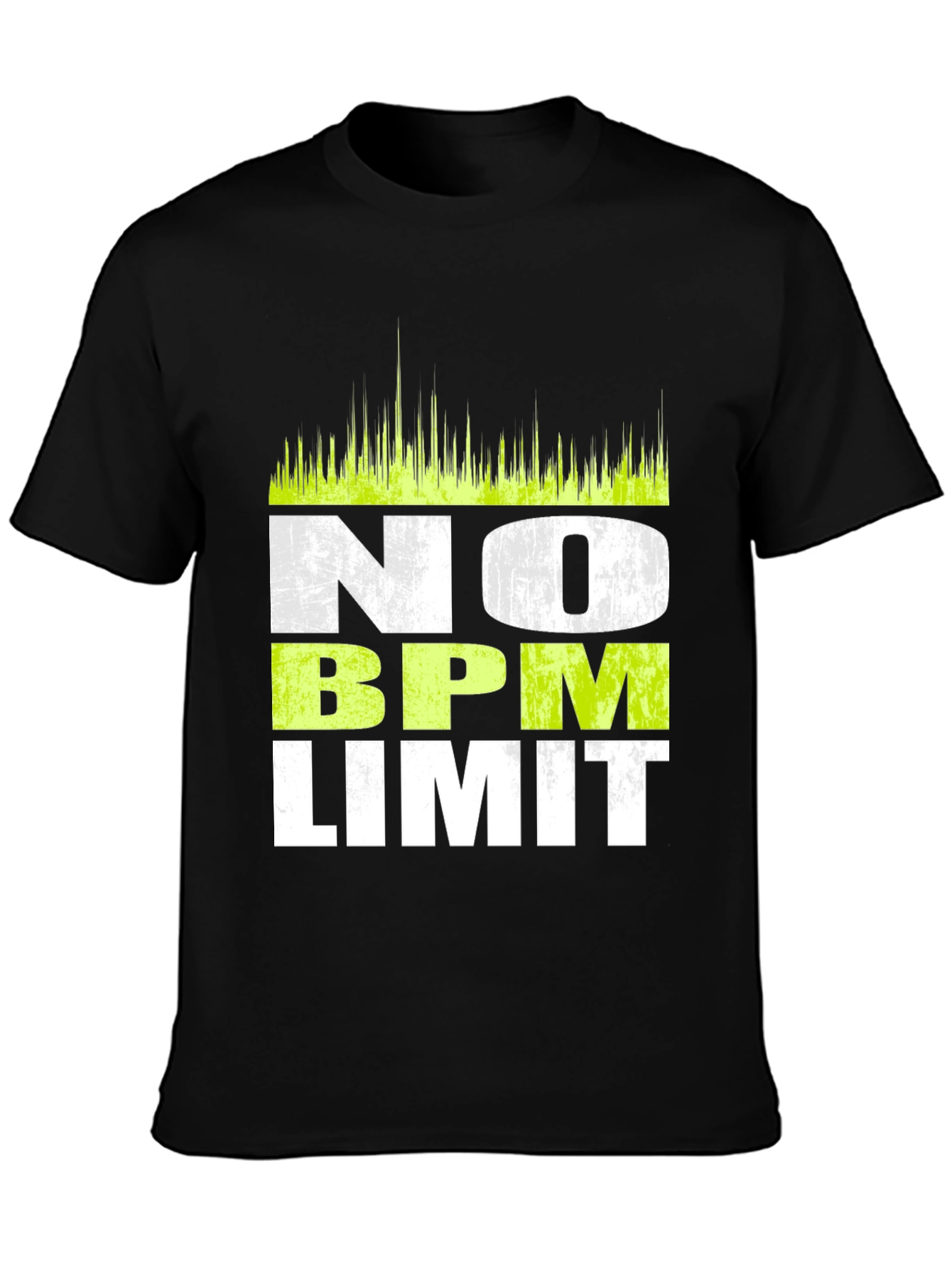 No BPM Limit Black Graphic T-Shirt