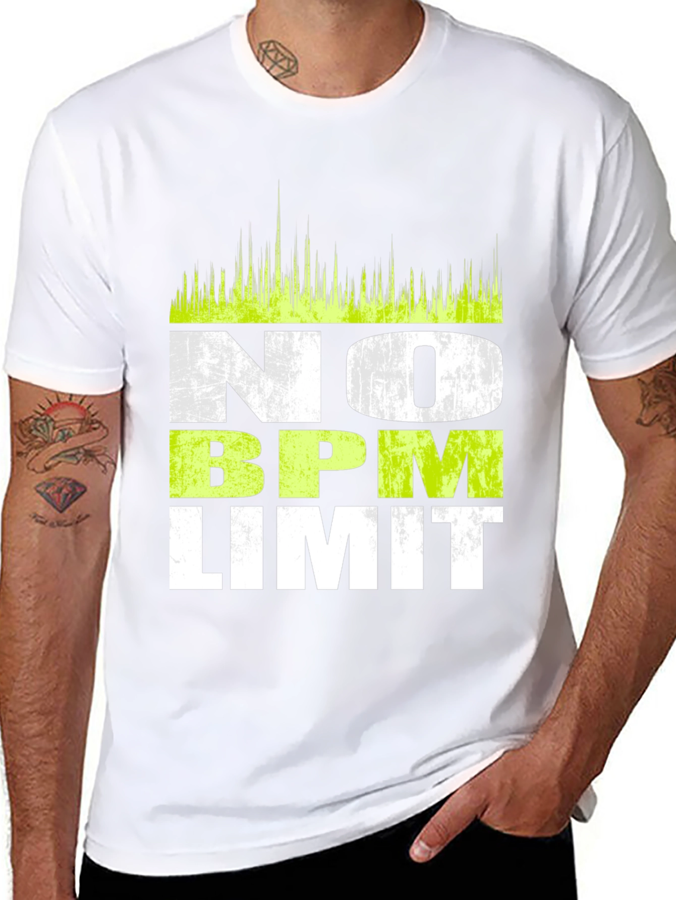 No BPM Limit Black Graphic T-Shirt