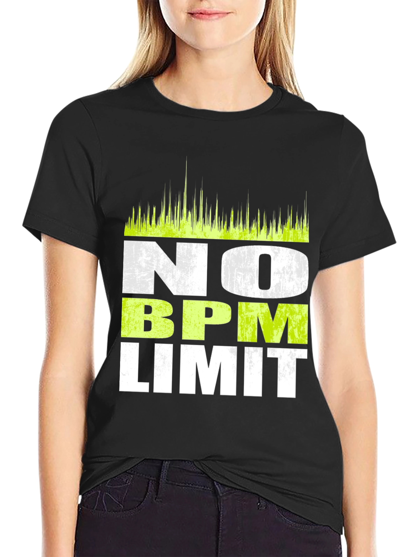 No BPM Limit Black Graphic T-Shirt