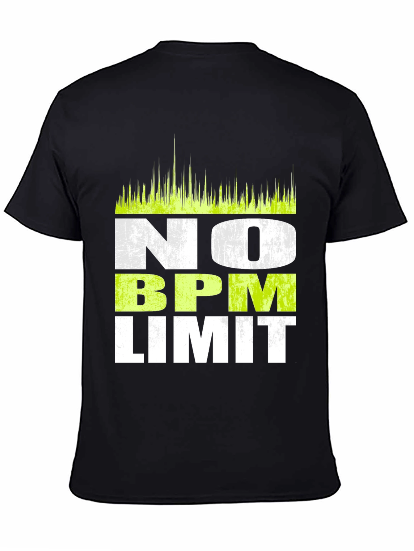 No BPM Limit Black Graphic T-Shirt