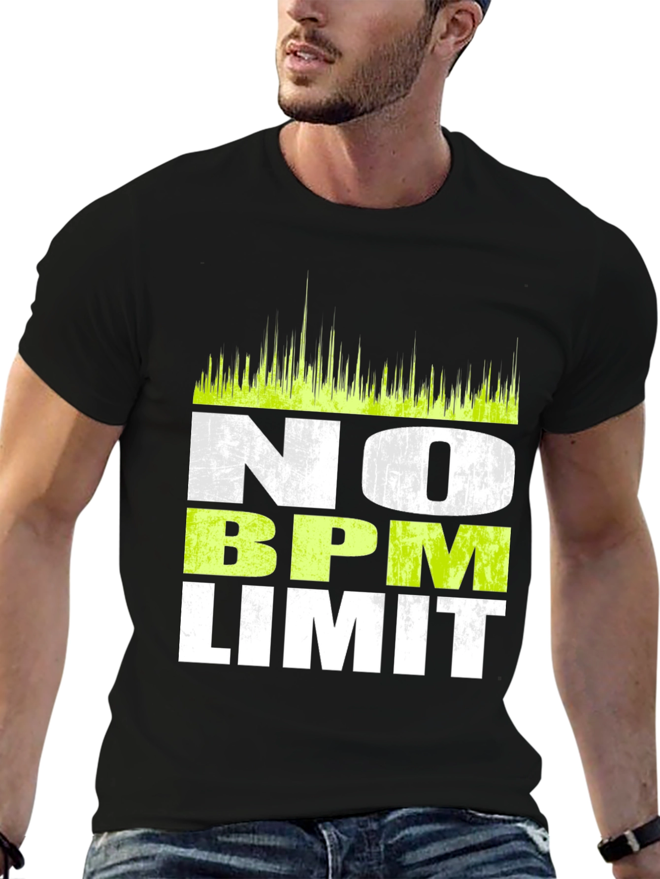No BPM Limit Black Graphic T-Shirt