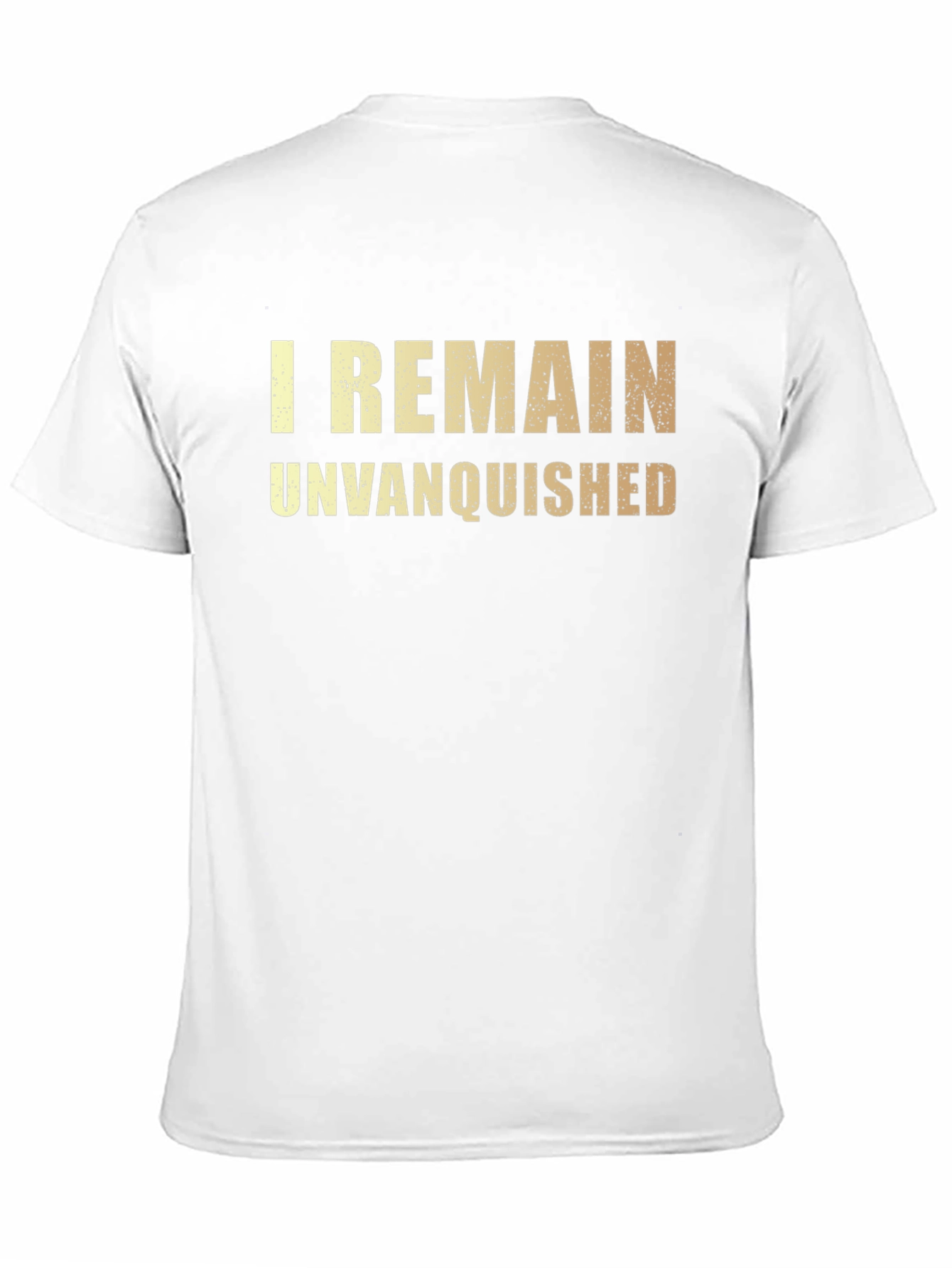 I Remain Unvanquished Black T-Shirt