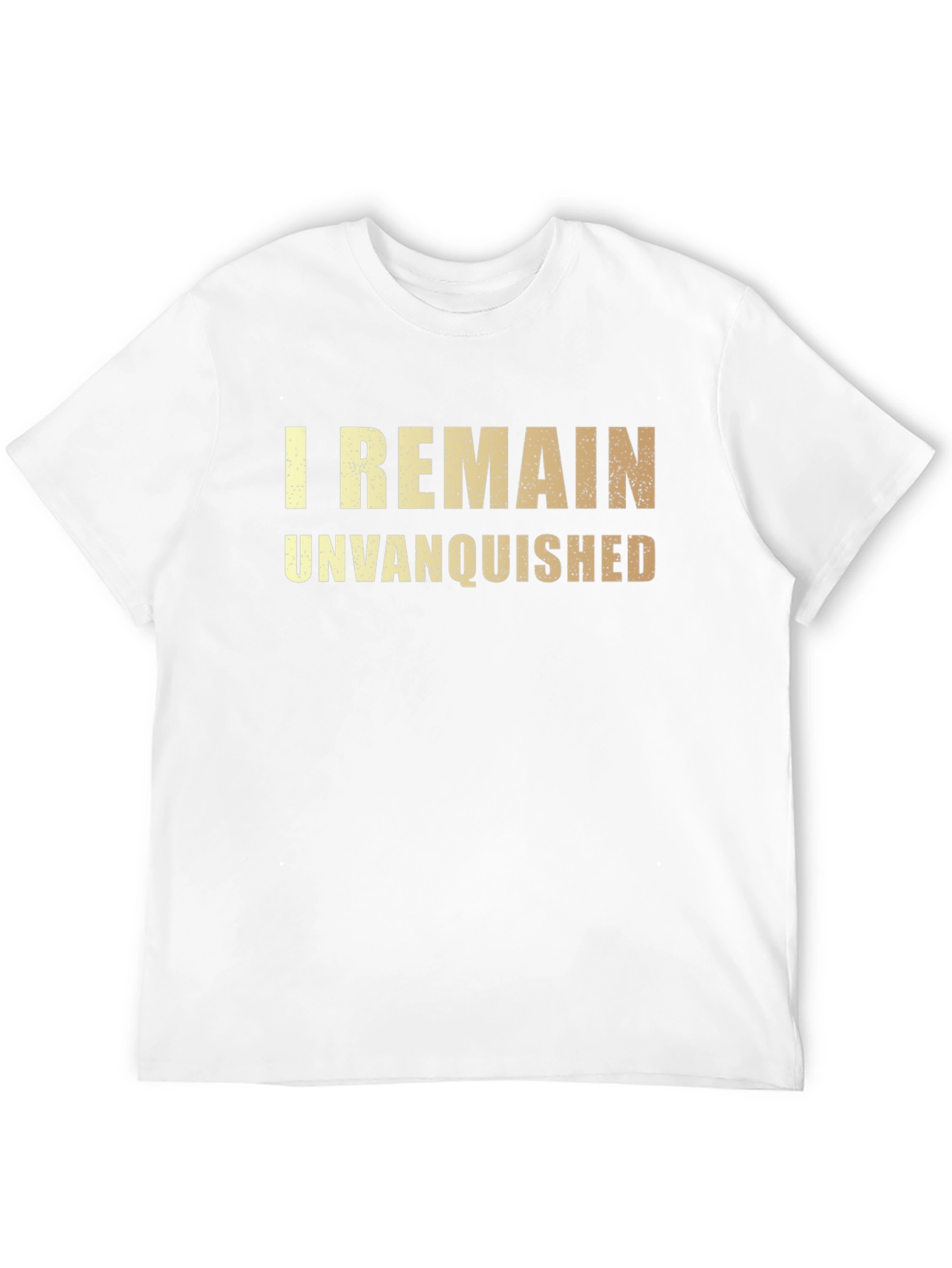 I Remain Unvanquished Black T-Shirt