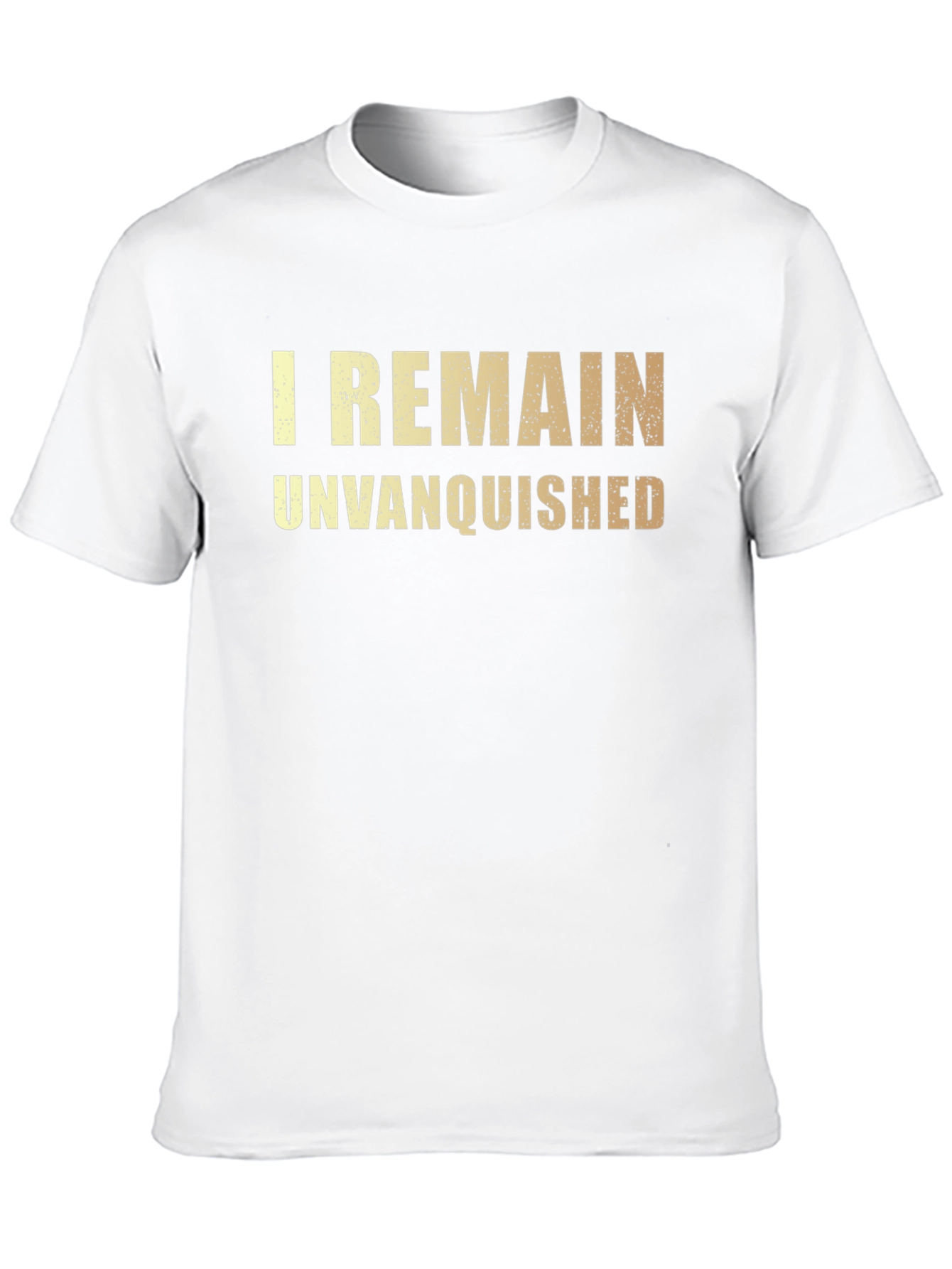 I Remain Unvanquished Black T-Shirt