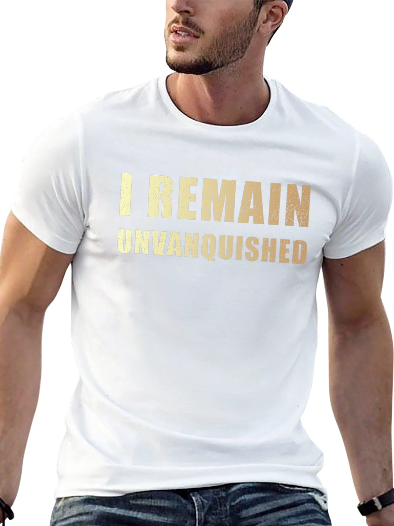 I Remain Unvanquished Black T-Shirt