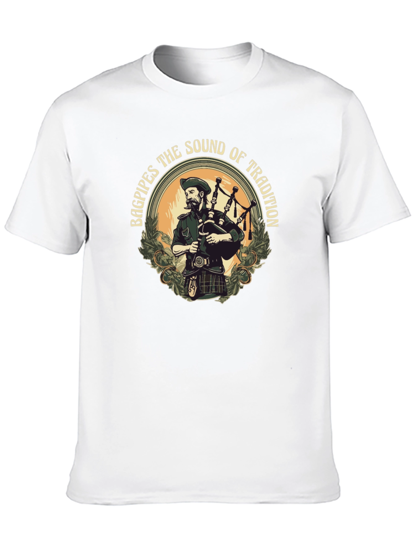 Bagpipes the Sound of Tradition Graphic T-Shirt