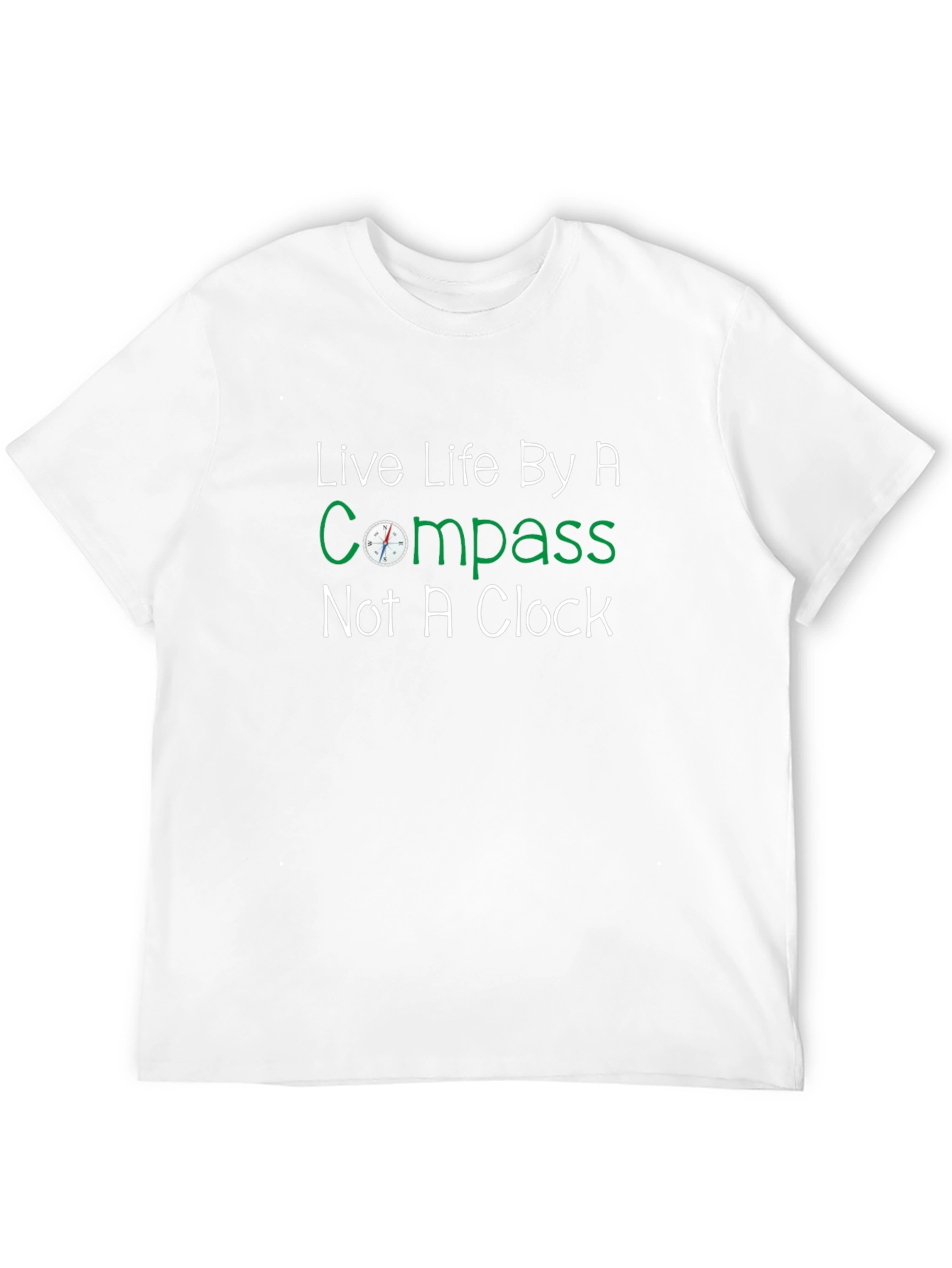 Live Life By A Compass Graphic Tee
