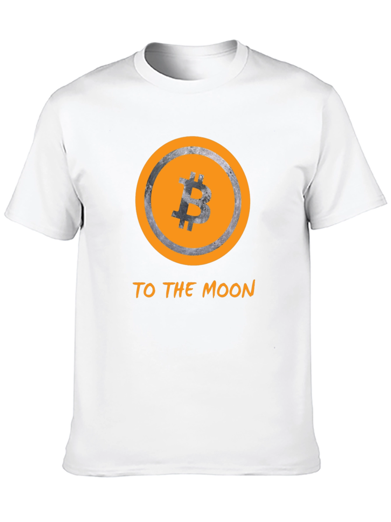 Bitcoin to the Moon Black T-Shirt