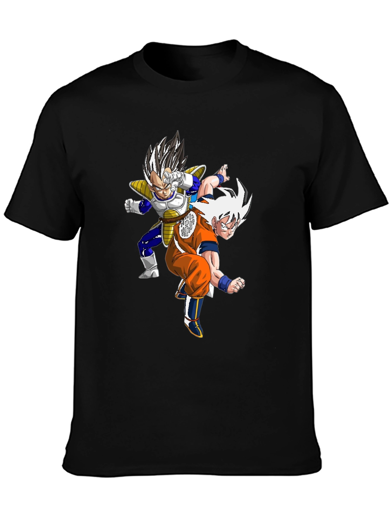Dragon Ball Z Graphic Tee - Black Cotton Blend