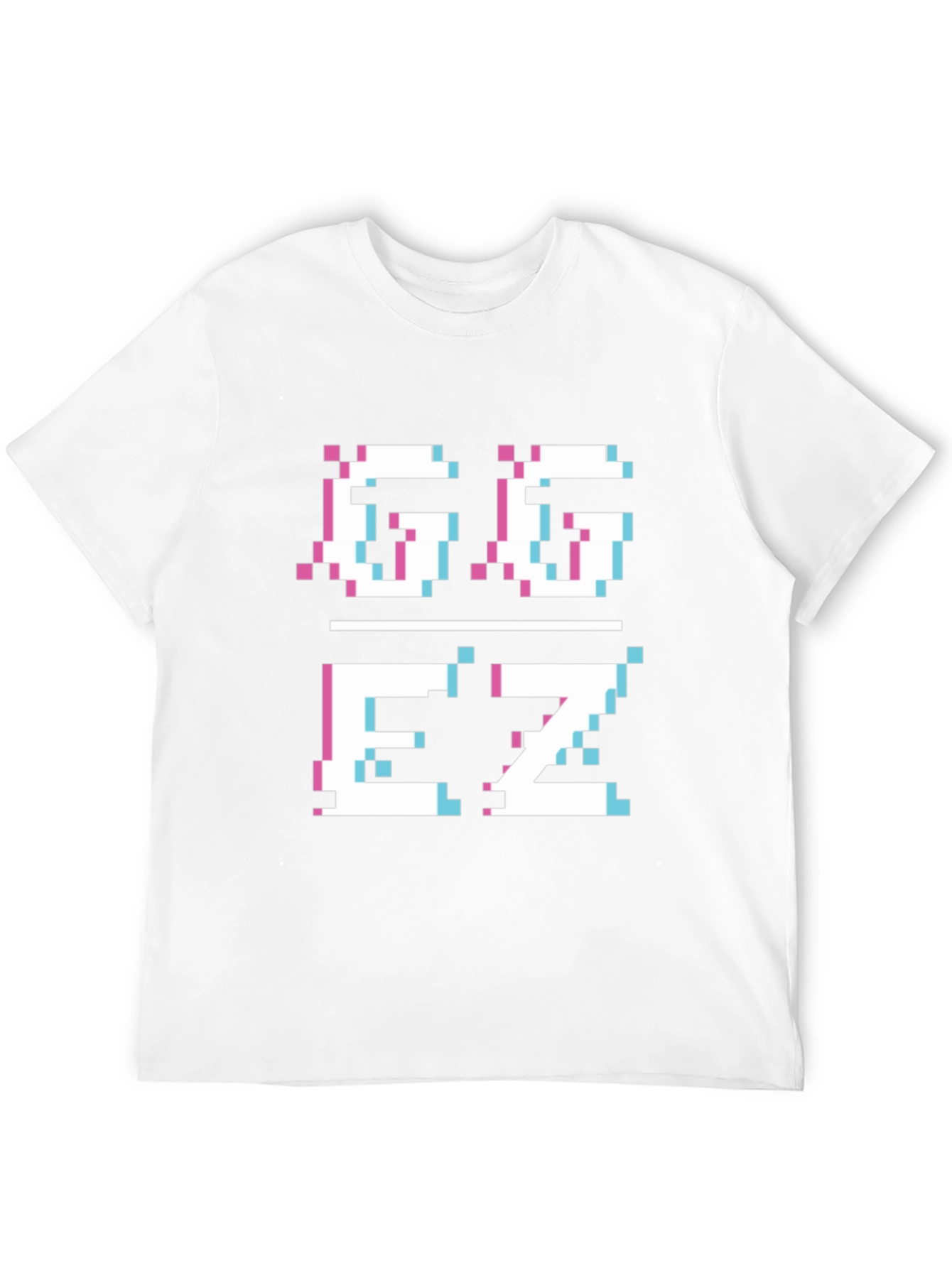 GGEZ Pixel Art Black T-Shirt - Gamer Style