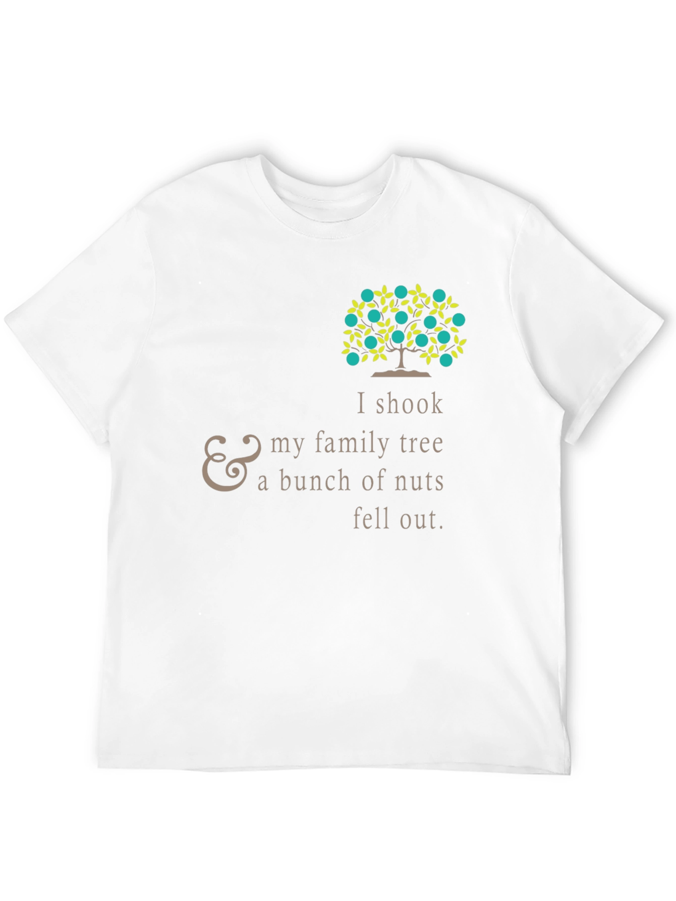 Funny Family Tree Black T-Shirt