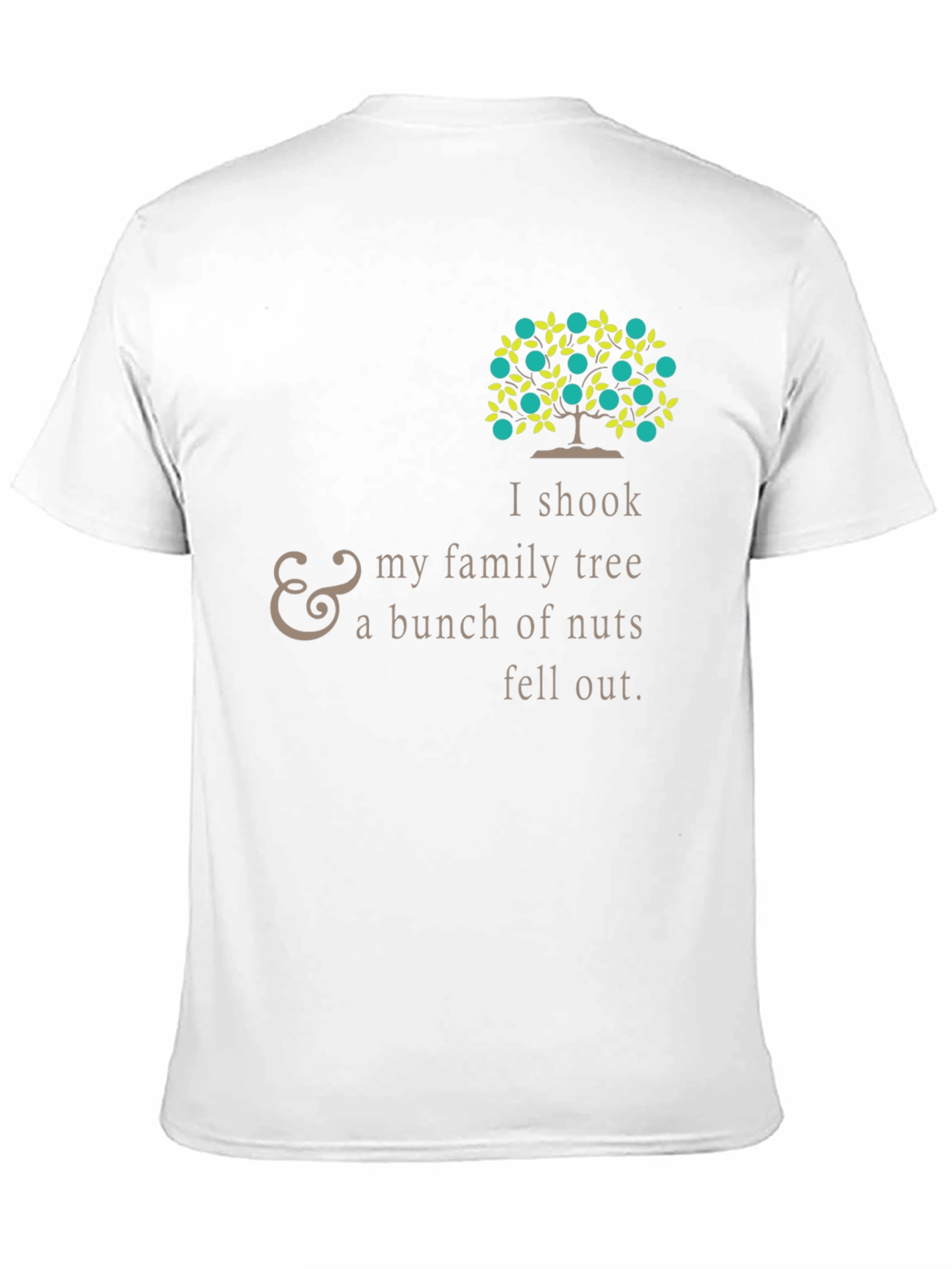 Funny Family Tree Black T-Shirt