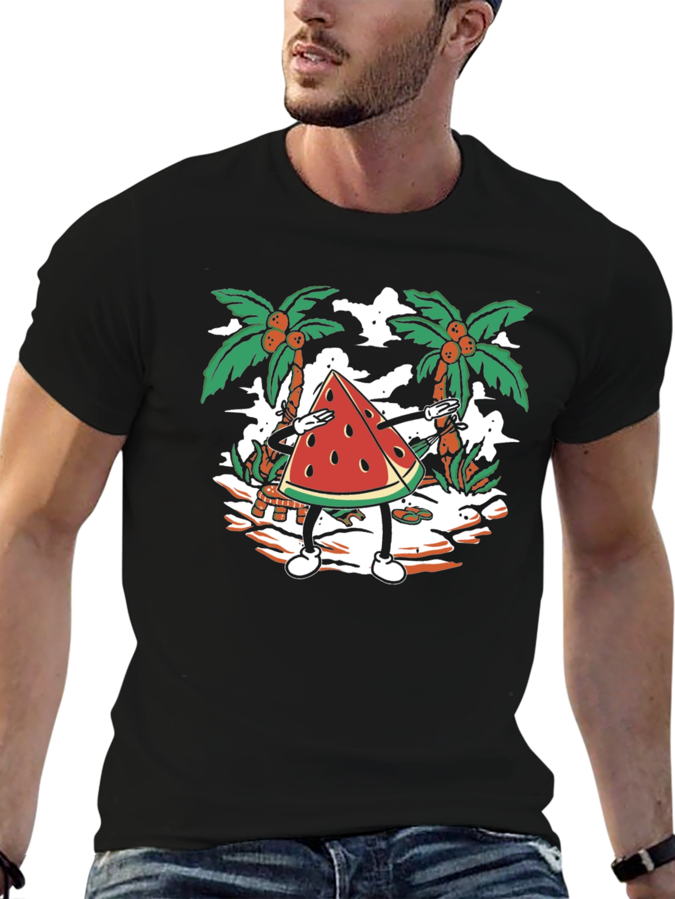 Fun Watermelon Dabbing T-Shirt
