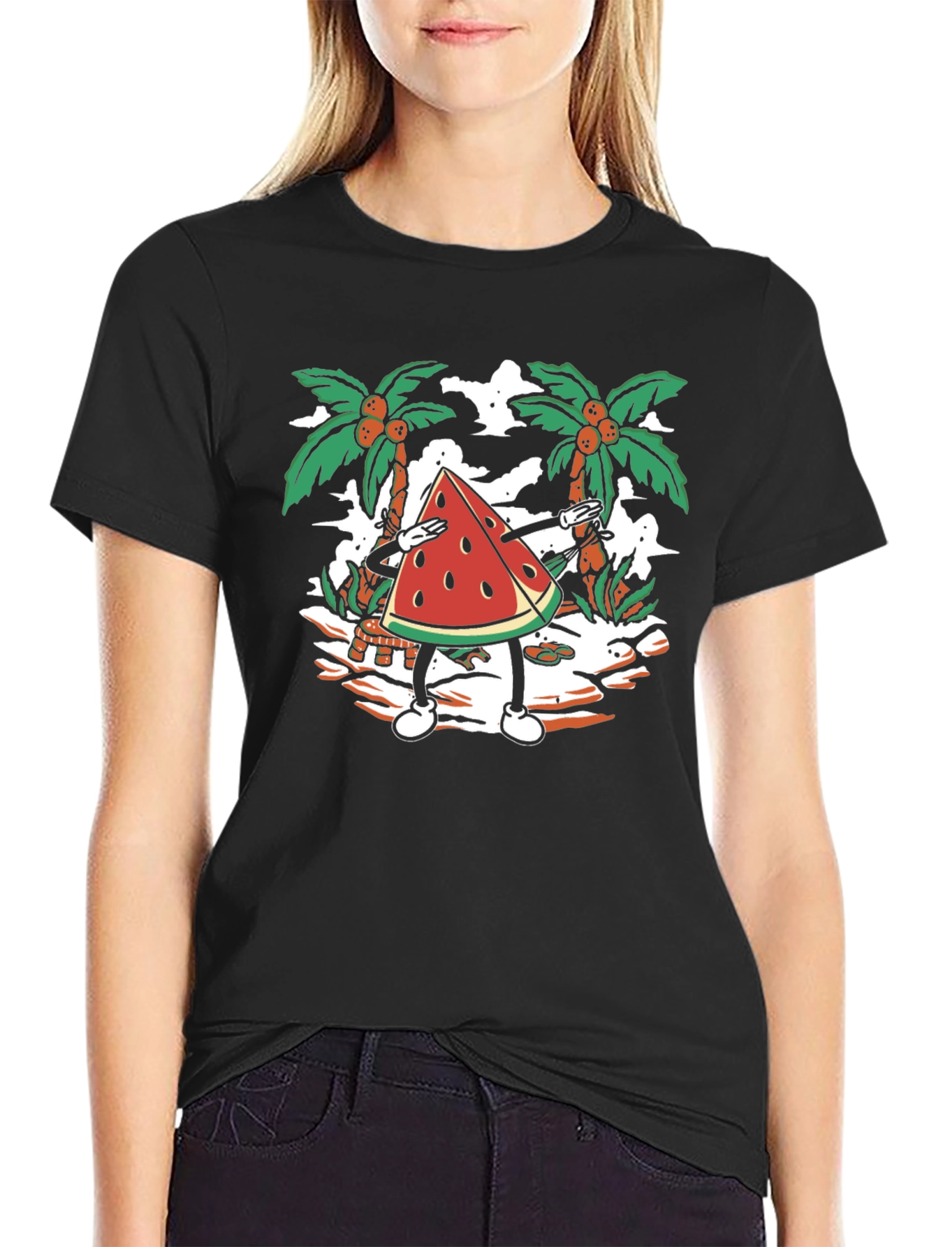 Fun Watermelon Dabbing T-Shirt