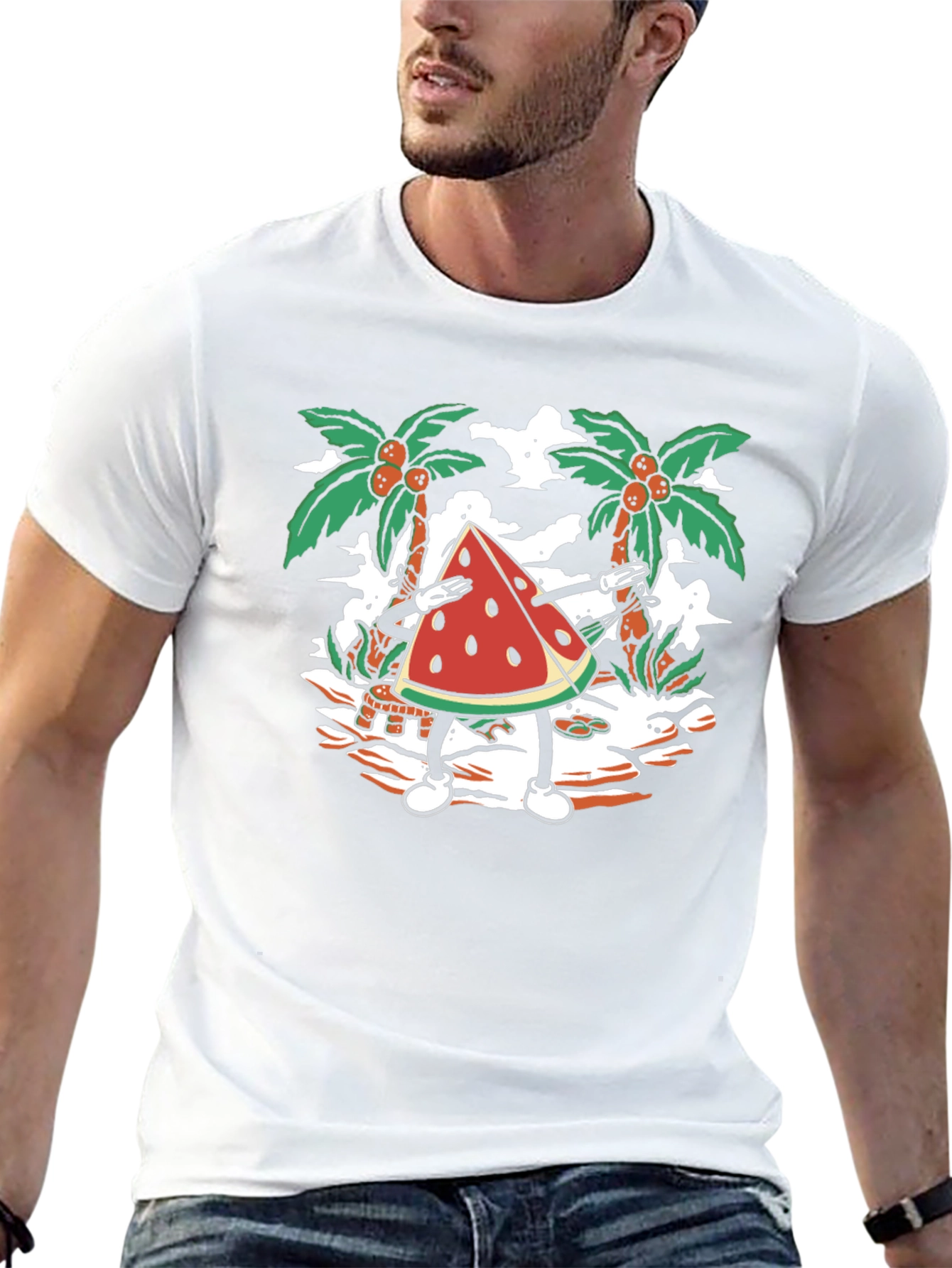 Fun Watermelon Dabbing T-Shirt