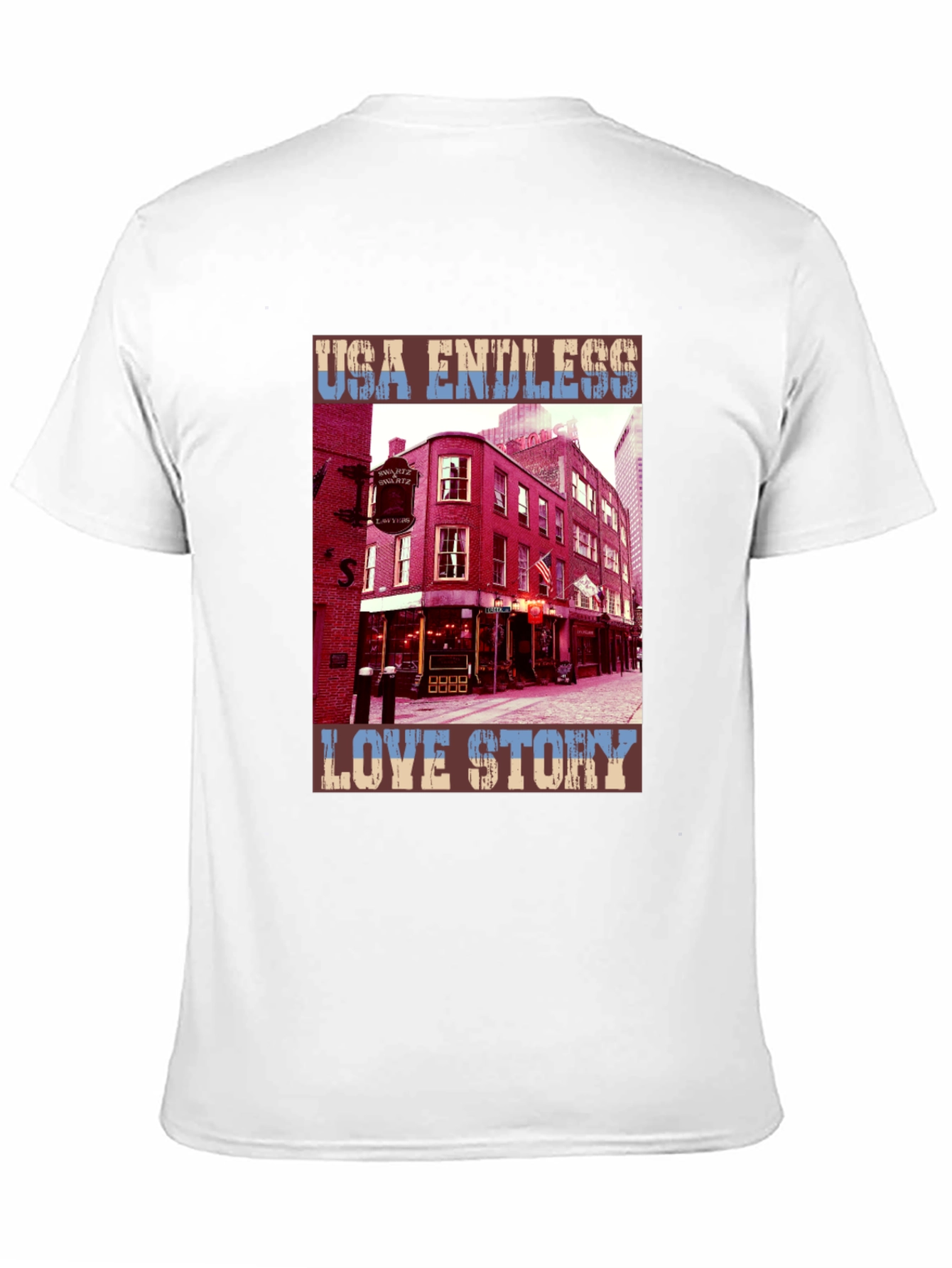 USA Endless Love Story Graphic Tee