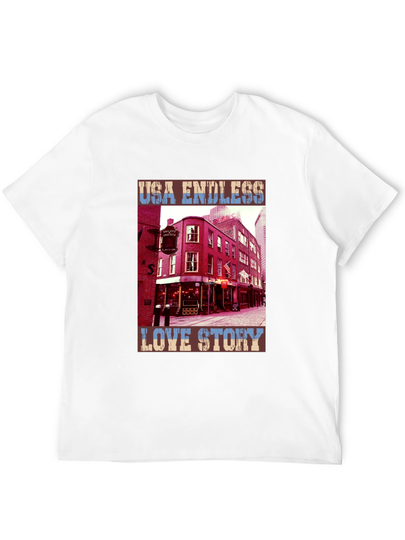 USA Endless Love Story Graphic Tee