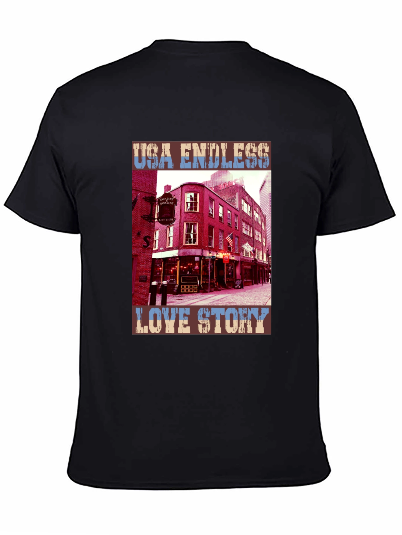 USA Endless Love Story Graphic Tee