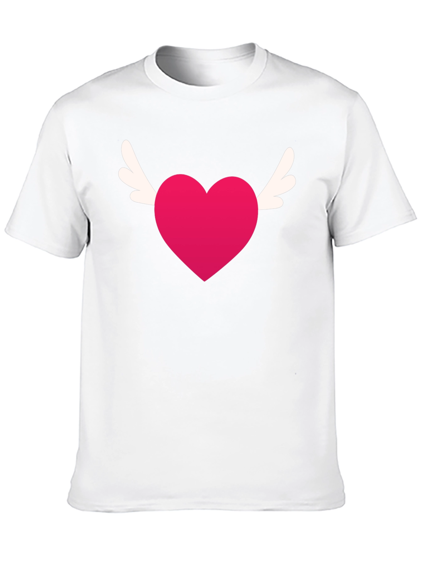 Winged Heart Tee - Black Graphic T-Shirt
