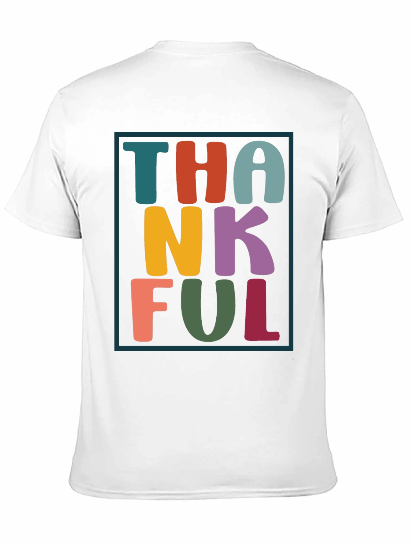 Thankful Graphic Tee - Festive Fall Apparel
