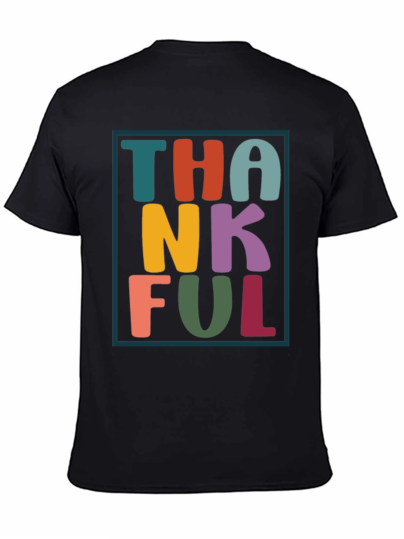 Thankful Graphic Tee - Festive Fall Apparel